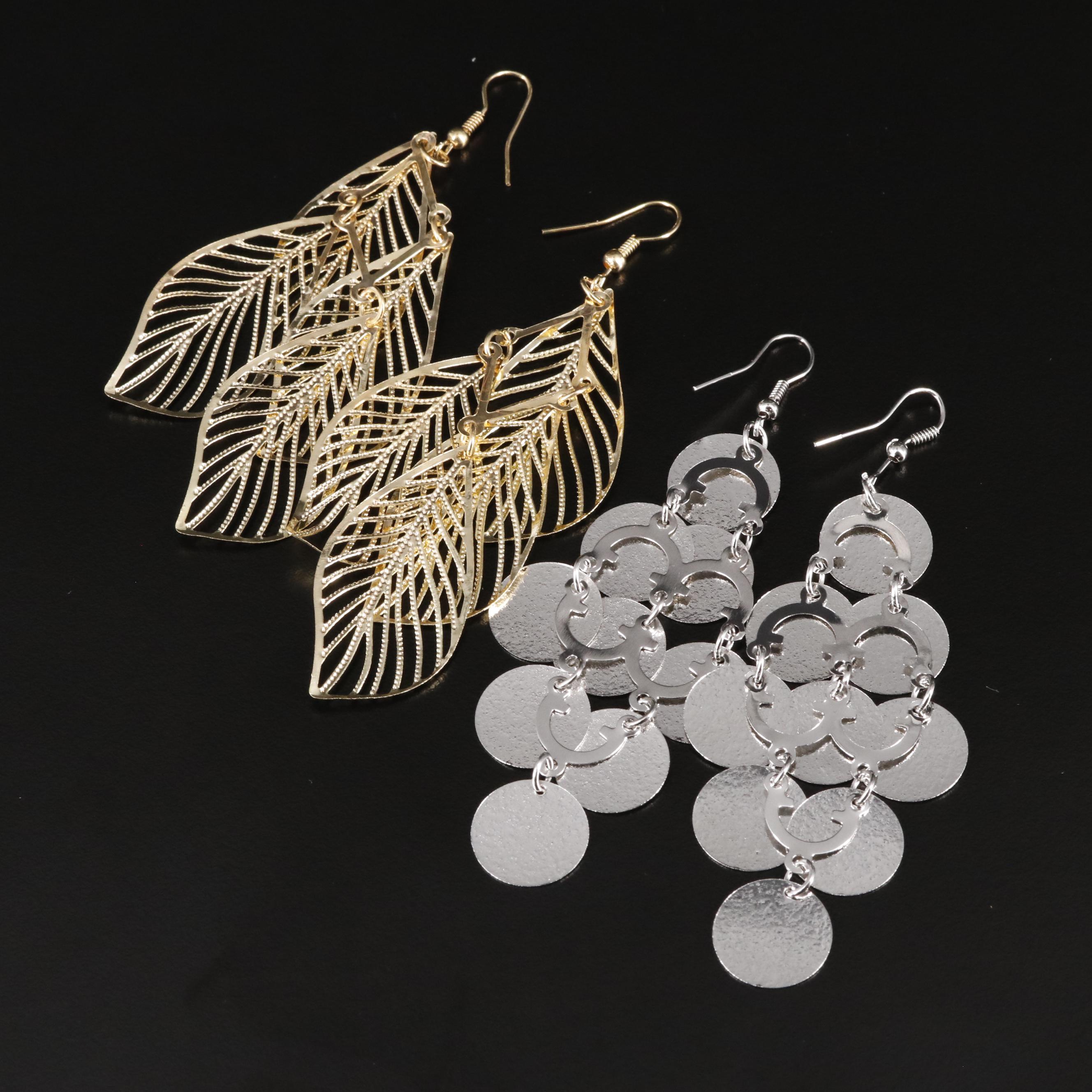 Chandelier Earrings Duo