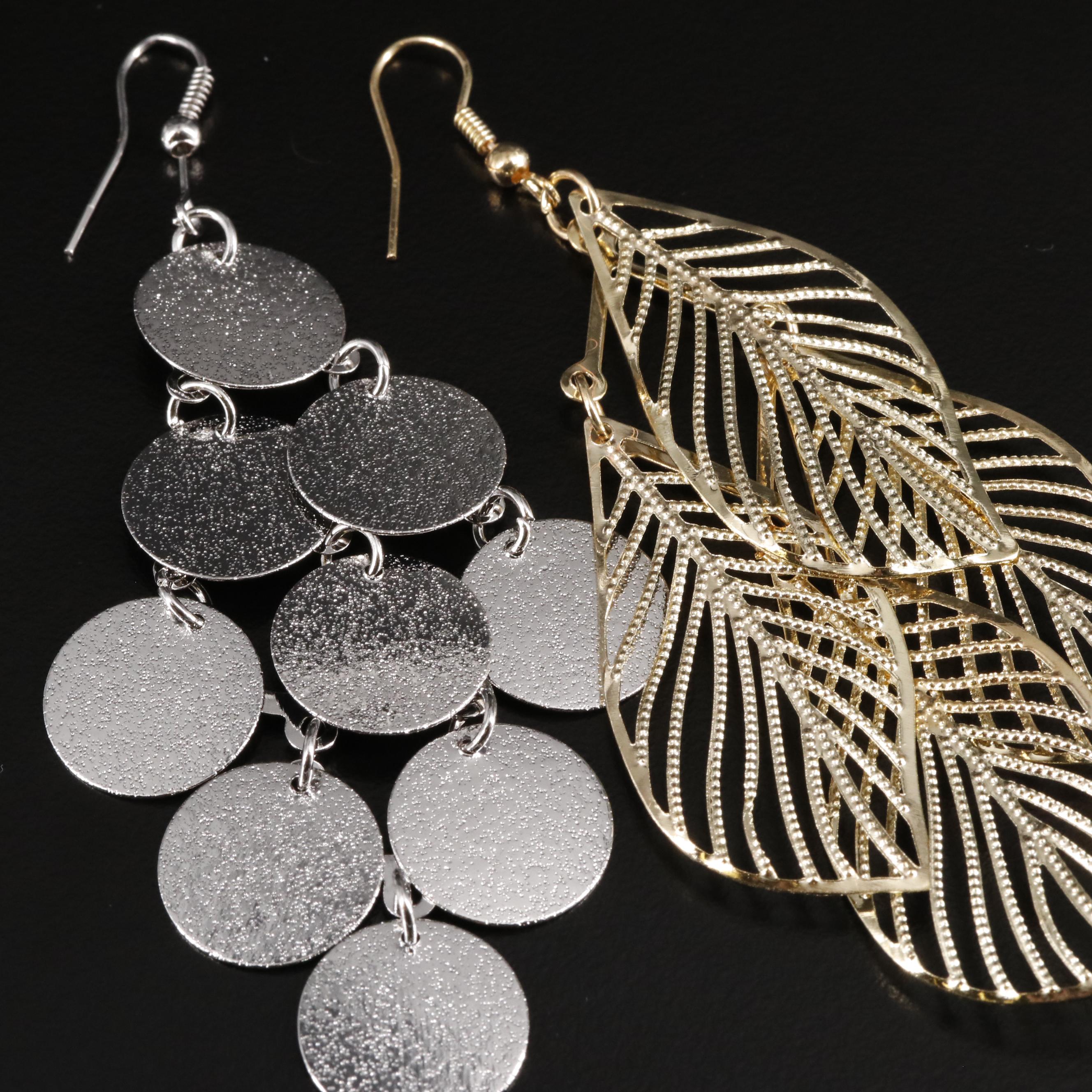 Chandelier Earrings Duo