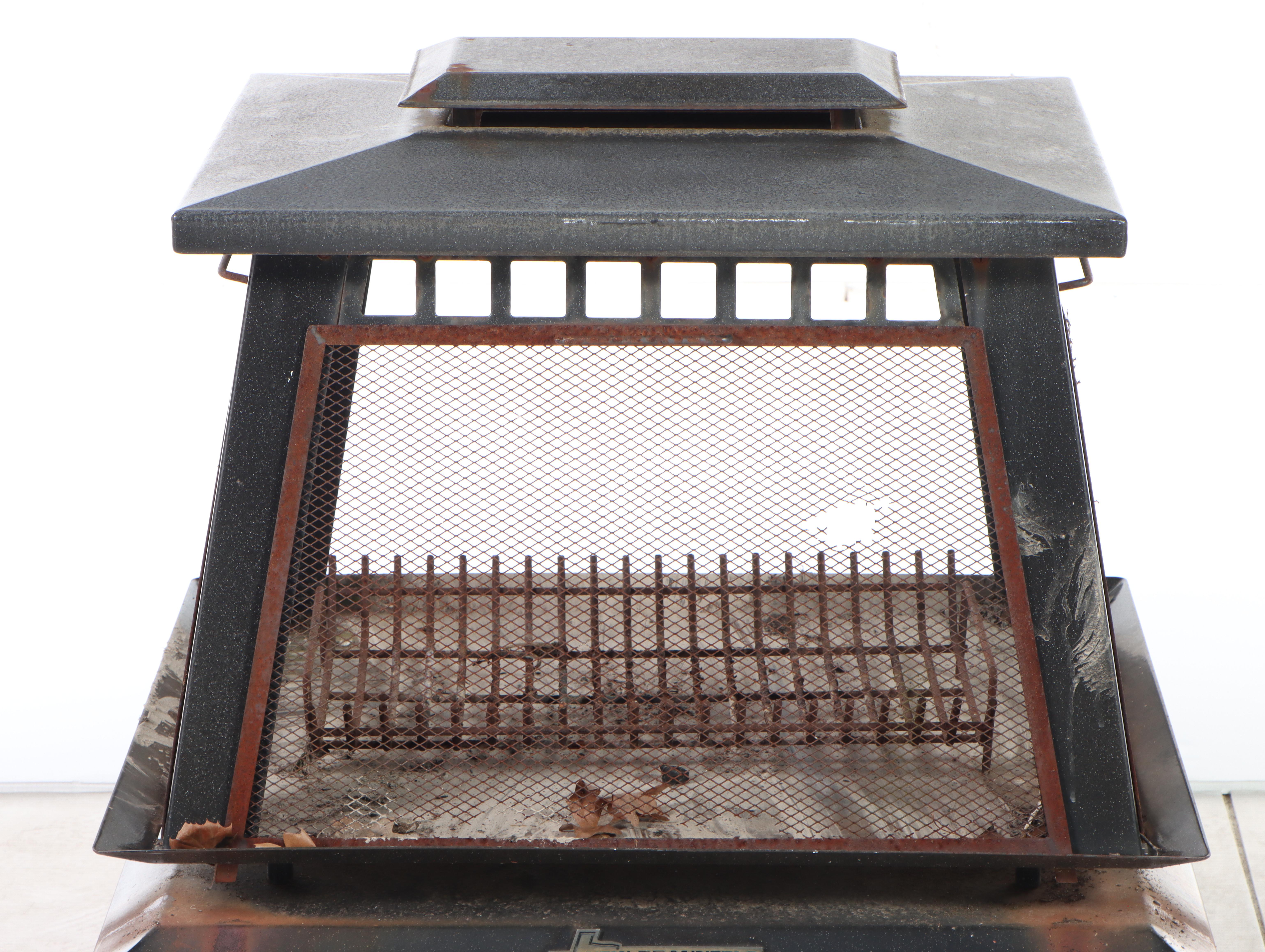 New Braunfels Metal Outdoor Fireplace