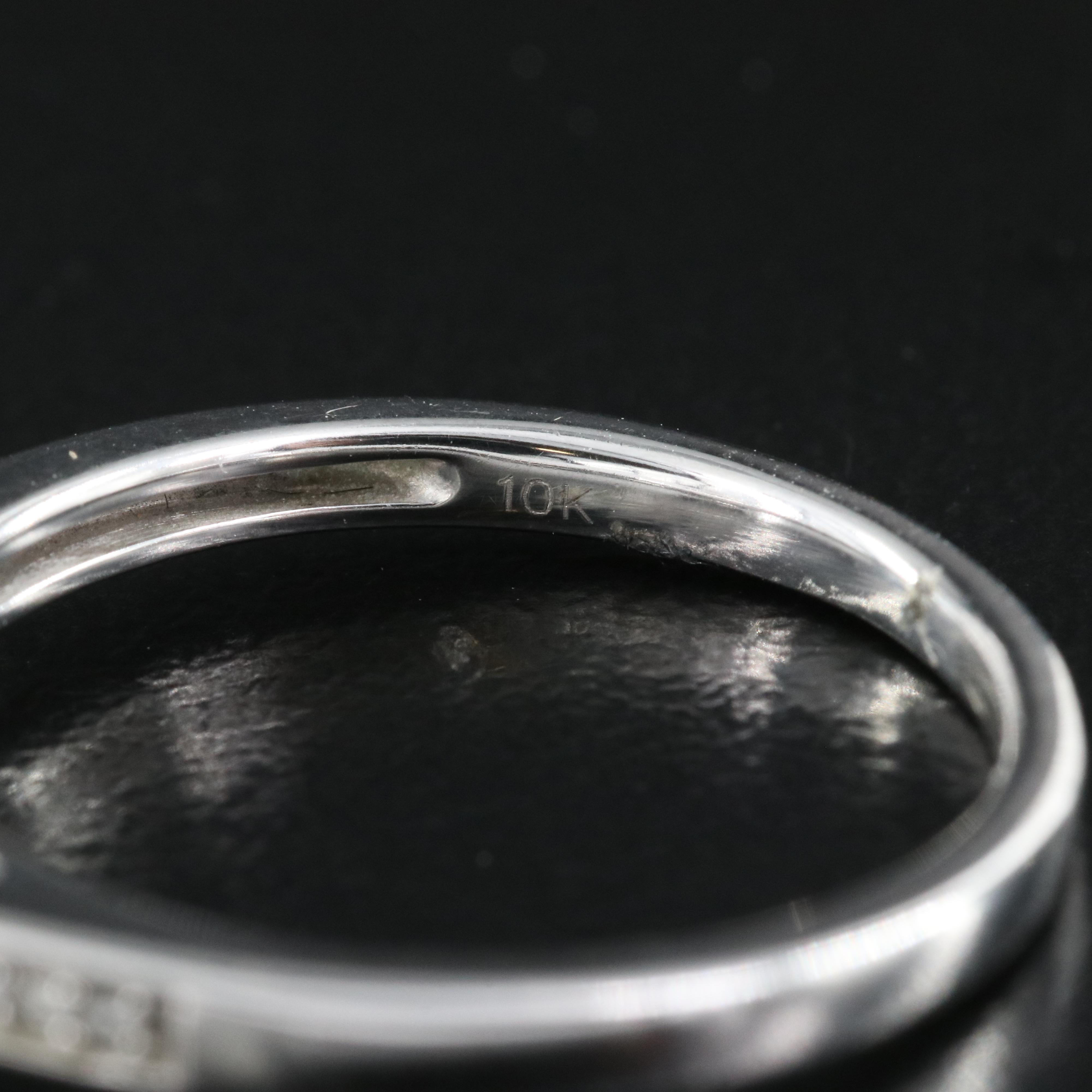 10K 0.20 CTW Diamond Ring and Band Set