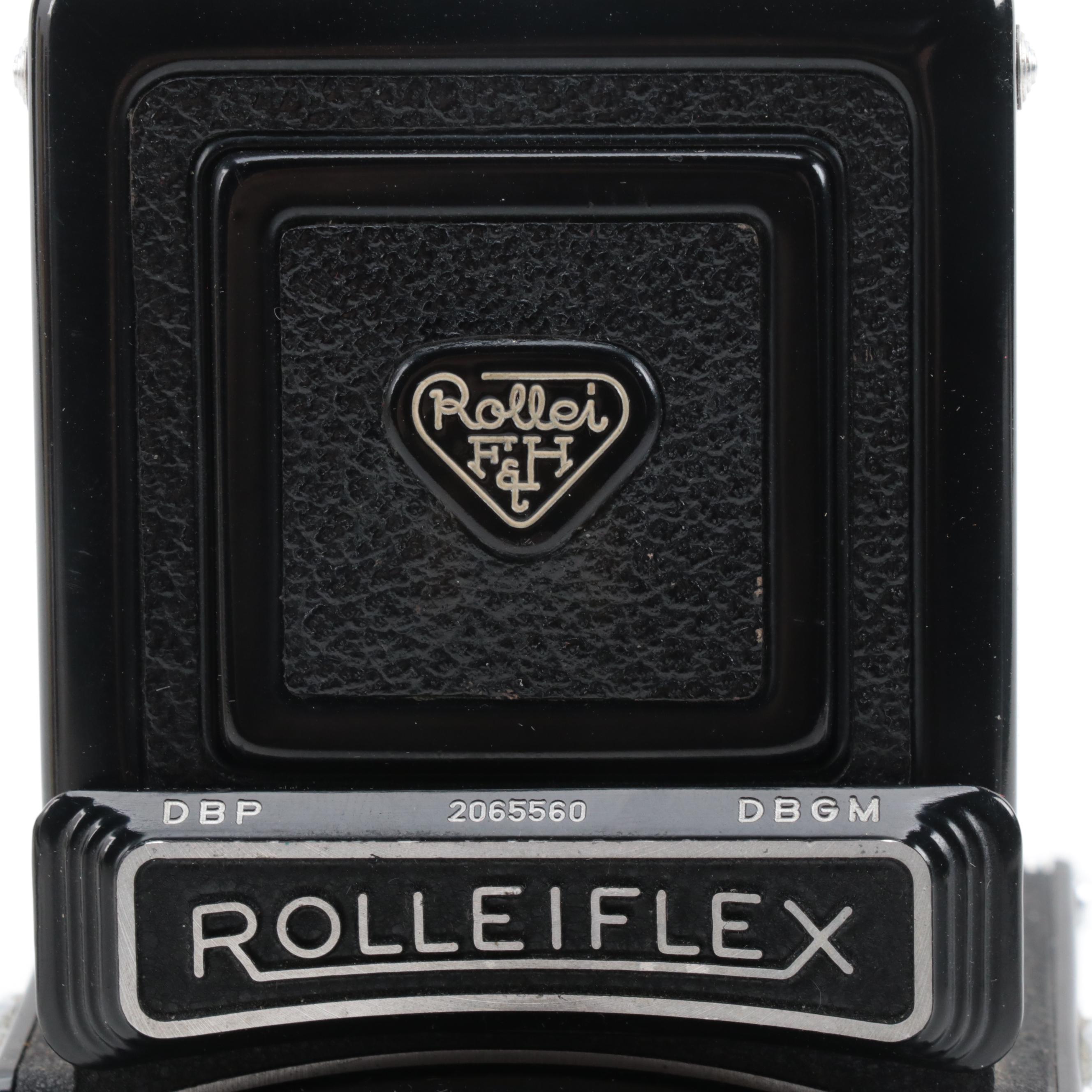 Rollei Rolleiflex Medium Format TLR Camera with Leather Case