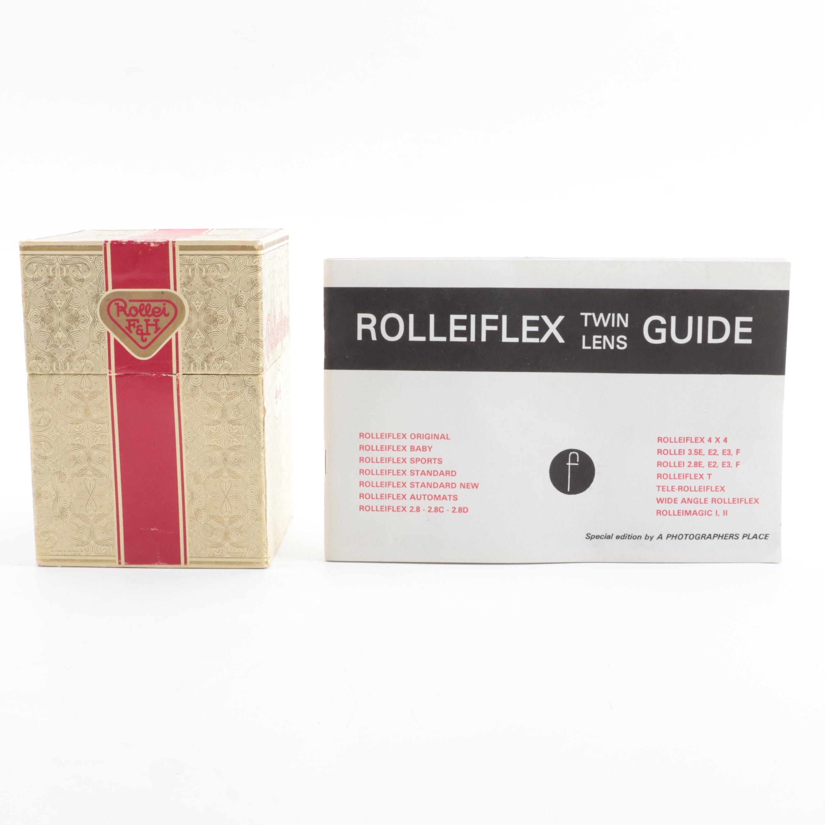 Rollei Rolleiflex Medium Format TLR Camera with Leather Case