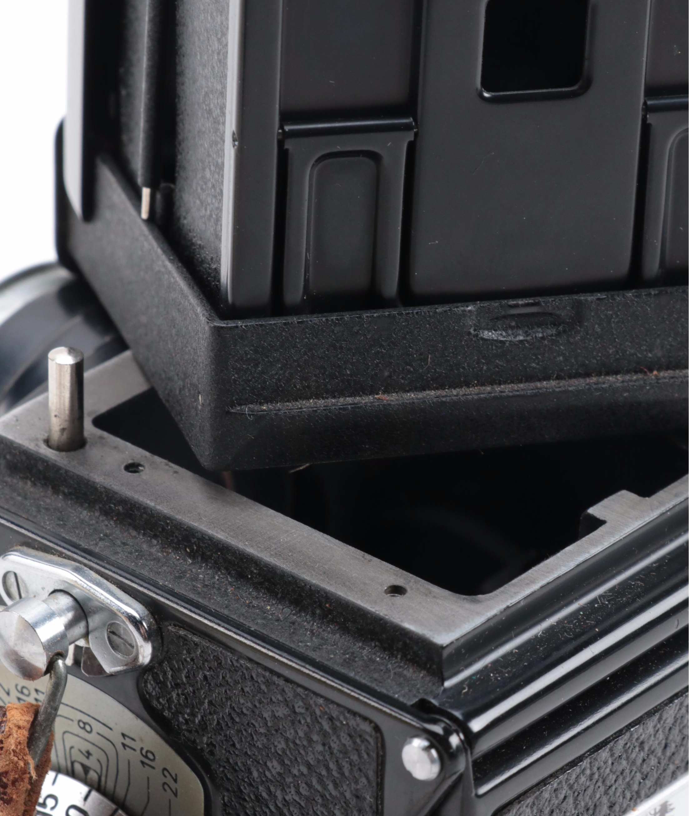 Rollei Rolleiflex Medium Format TLR Camera with Leather Case