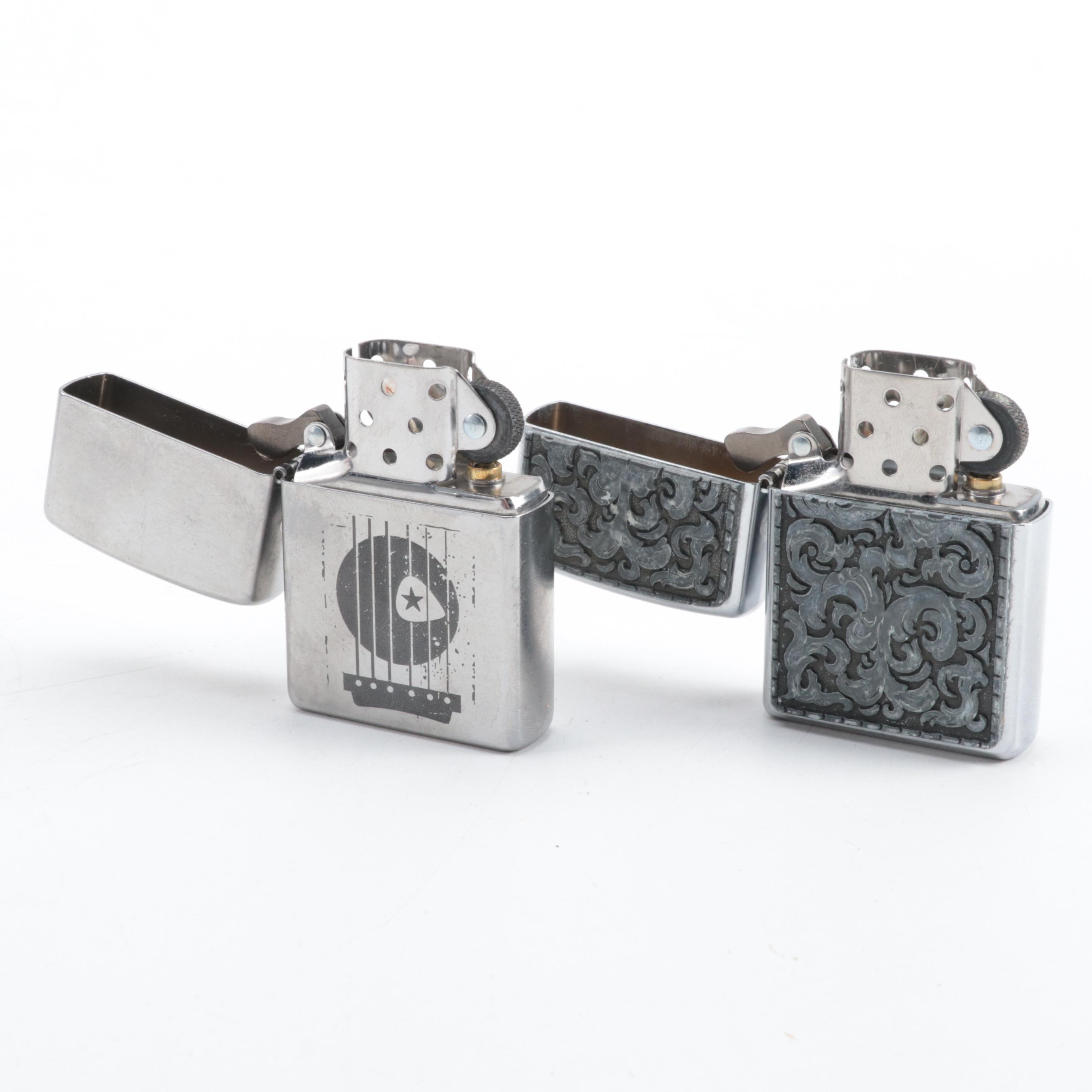 Zippo "Stars of Hollywood" and Other Lighters