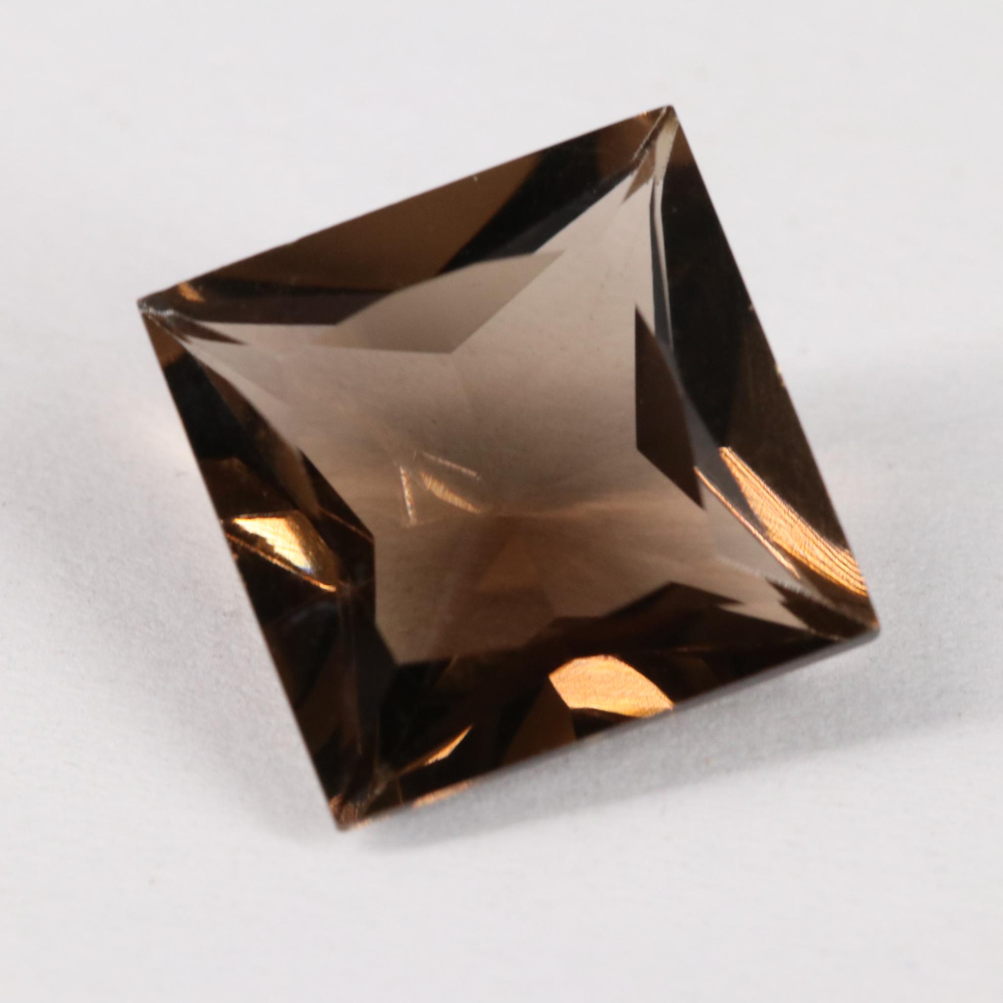 Loose 7.14 CT Smoky Quartz