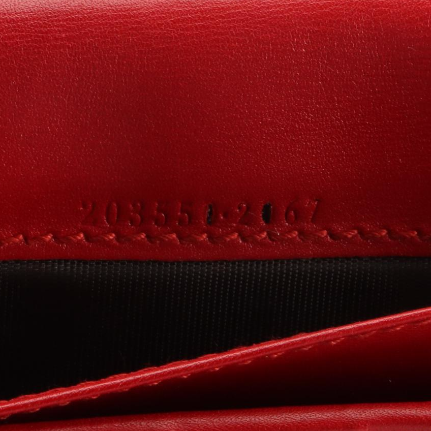 Gucci Heart Continental Wallet in GG Patent Leather