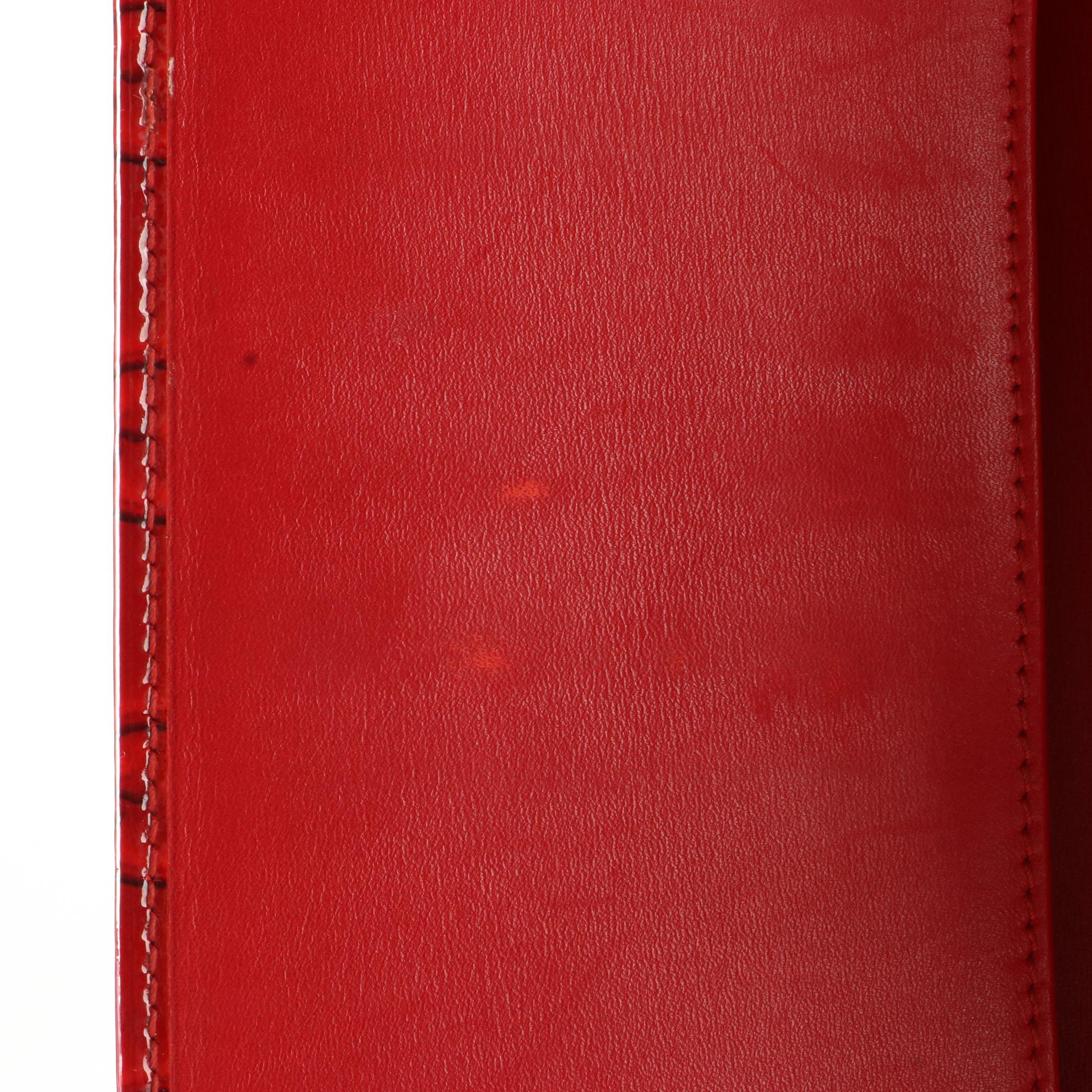 Gucci Heart Continental Wallet in GG Patent Leather