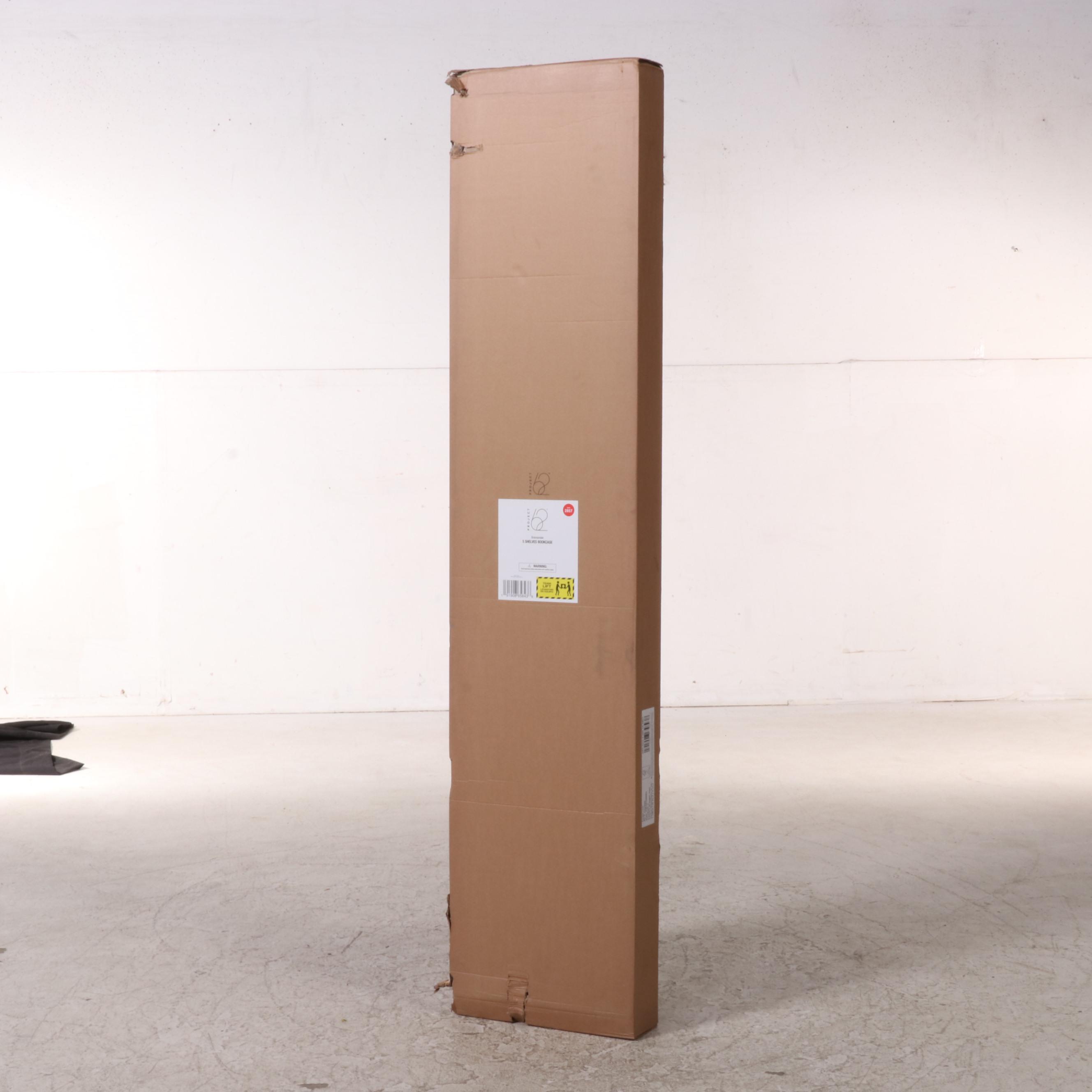 Project 62 Brannandale Five-Shelf Walnut Finish Bookcase