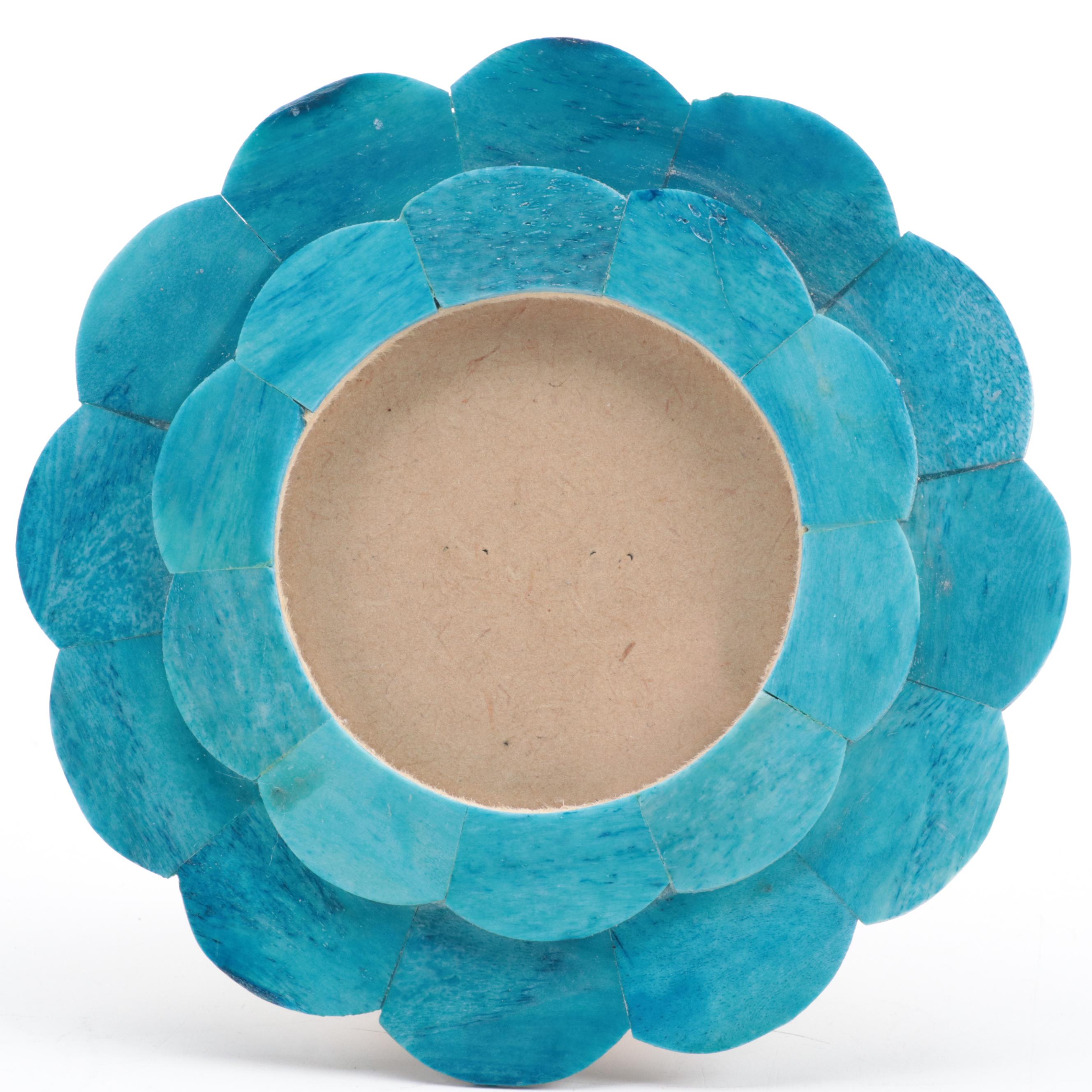 Williams Sonoma Home Soap Bar Set with Geode Glass Box, Dyed Stone Frame