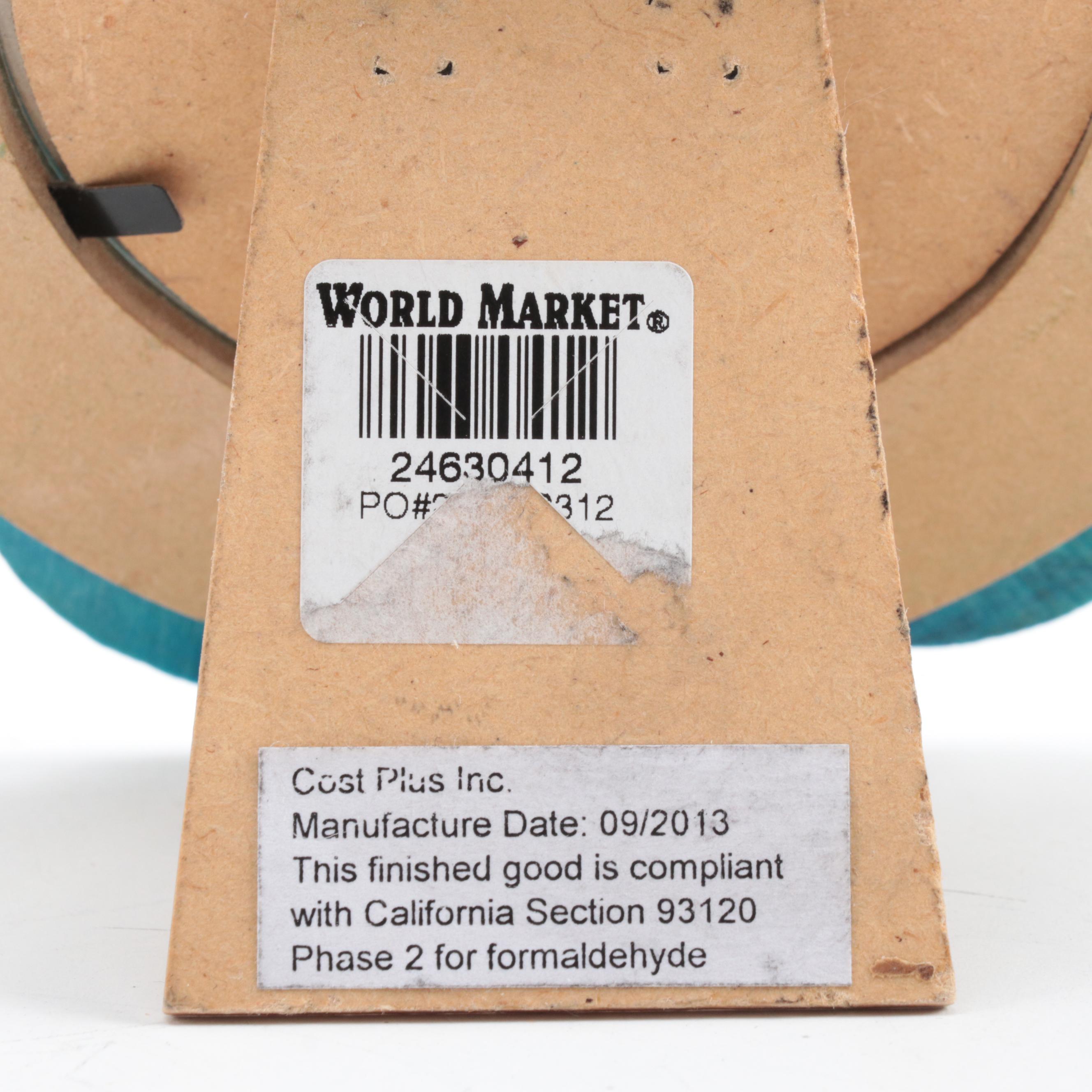 Williams Sonoma Home Soap Bar Set with Geode Glass Box, Dyed Stone Frame