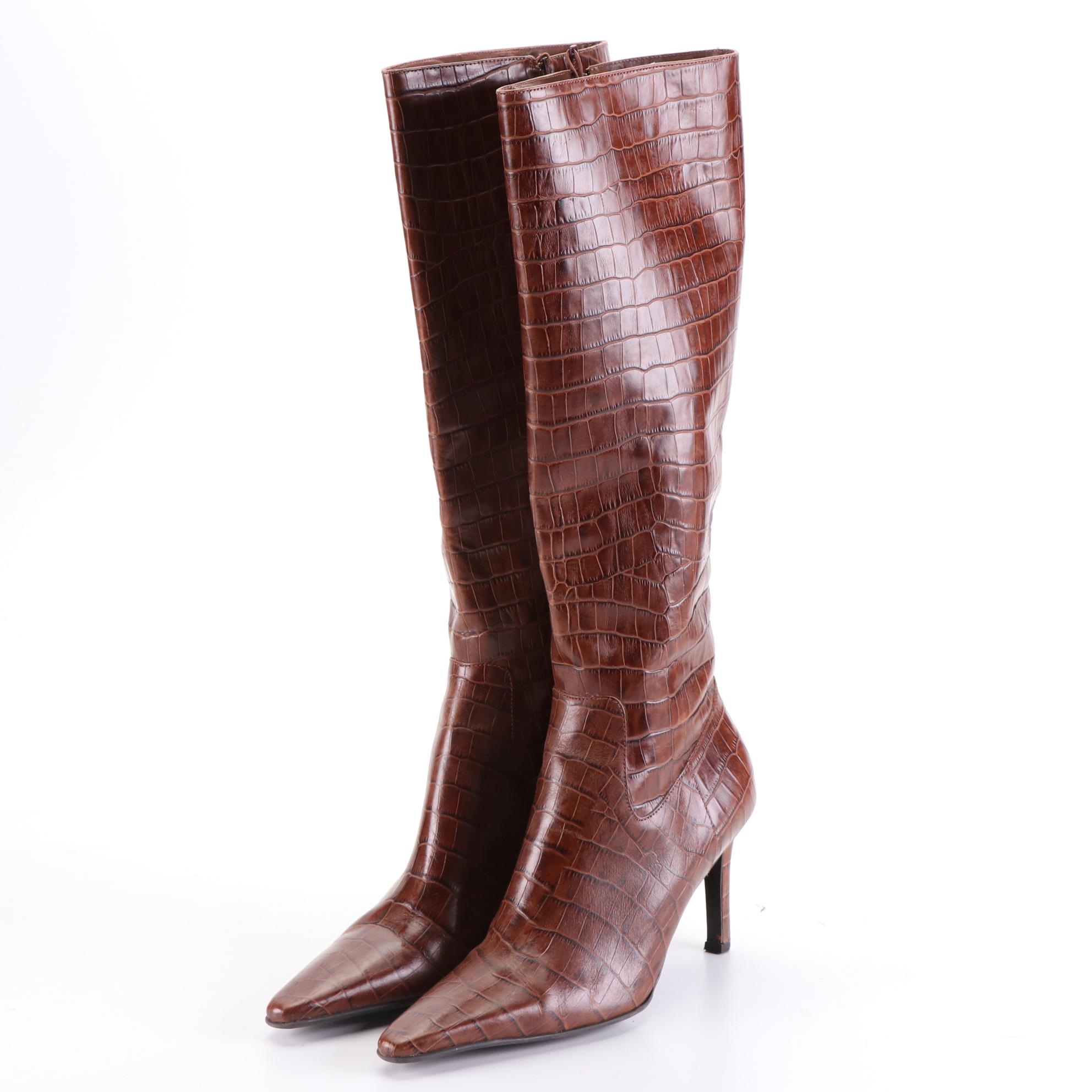 Latitude Short Boots and Lauren Ralph Lauren High Boots in Leather