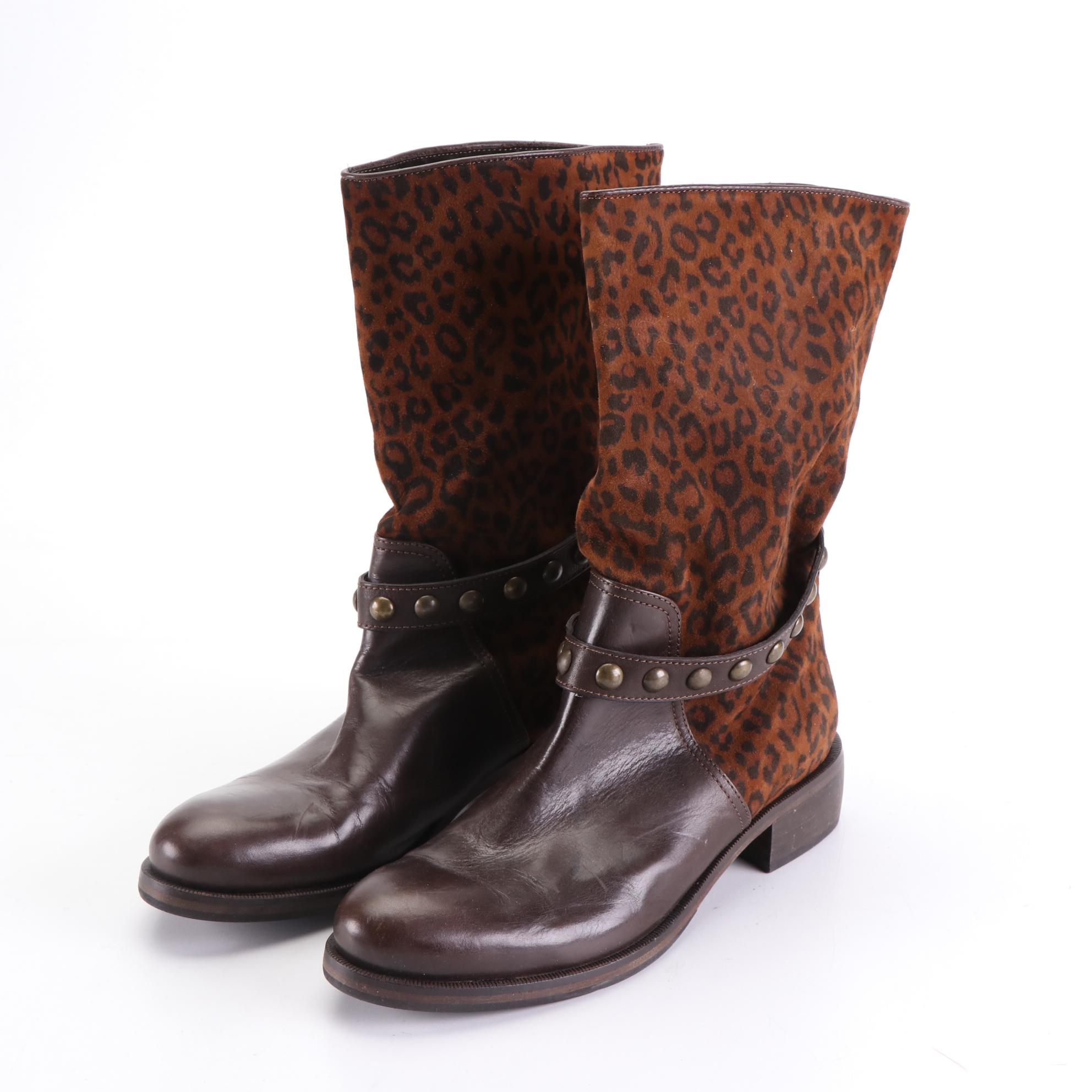 Latitude Short Boots and Lauren Ralph Lauren High Boots in Leather