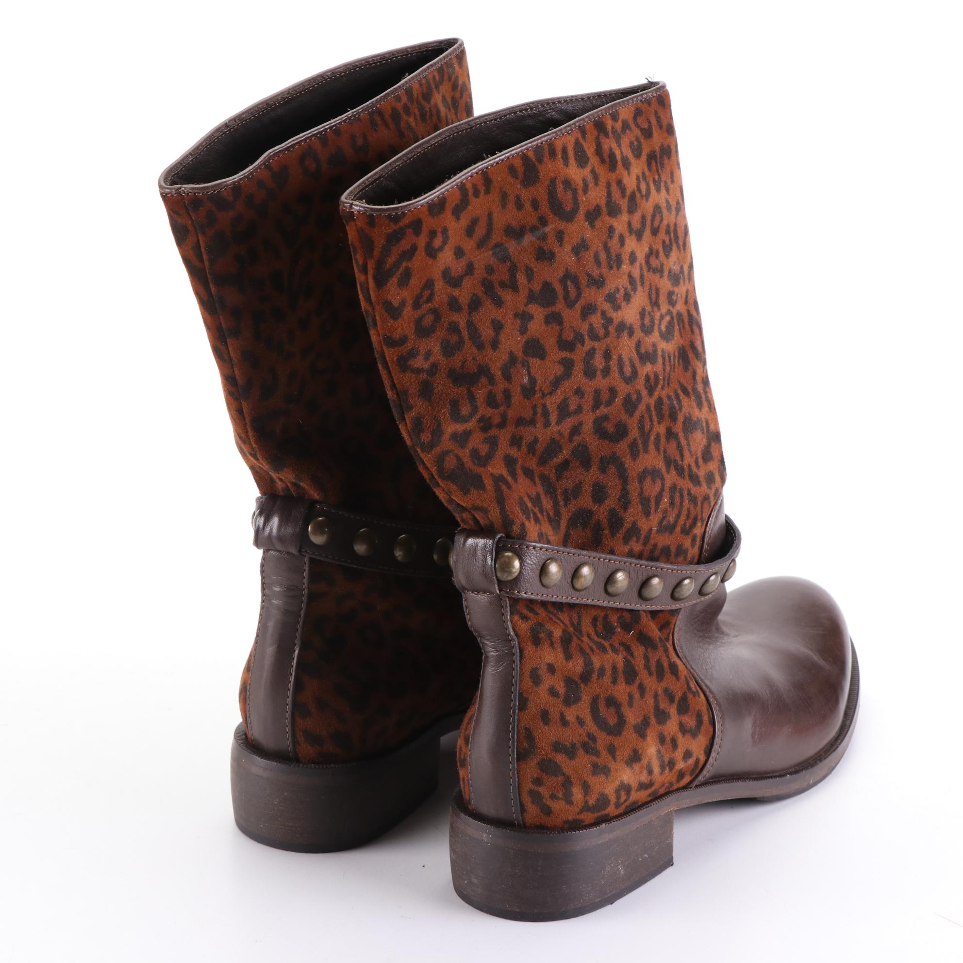 Latitude Short Boots and Lauren Ralph Lauren High Boots in Leather