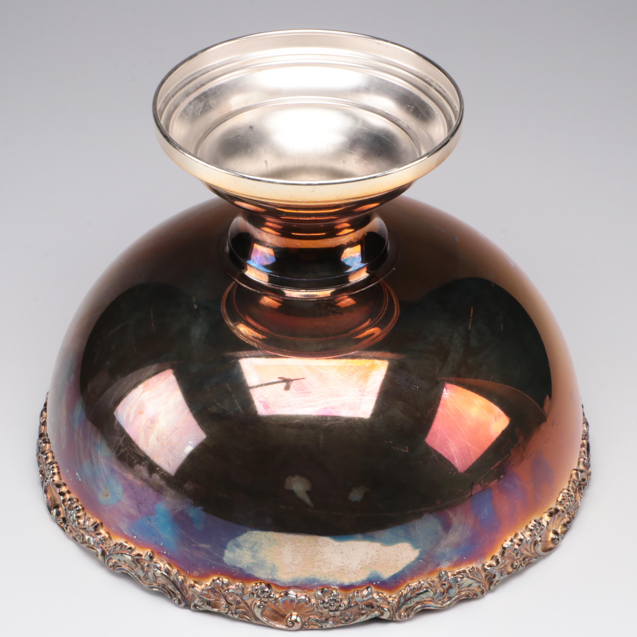 F.B Rogers Silver Plate Punch Service, Mid-20th Century