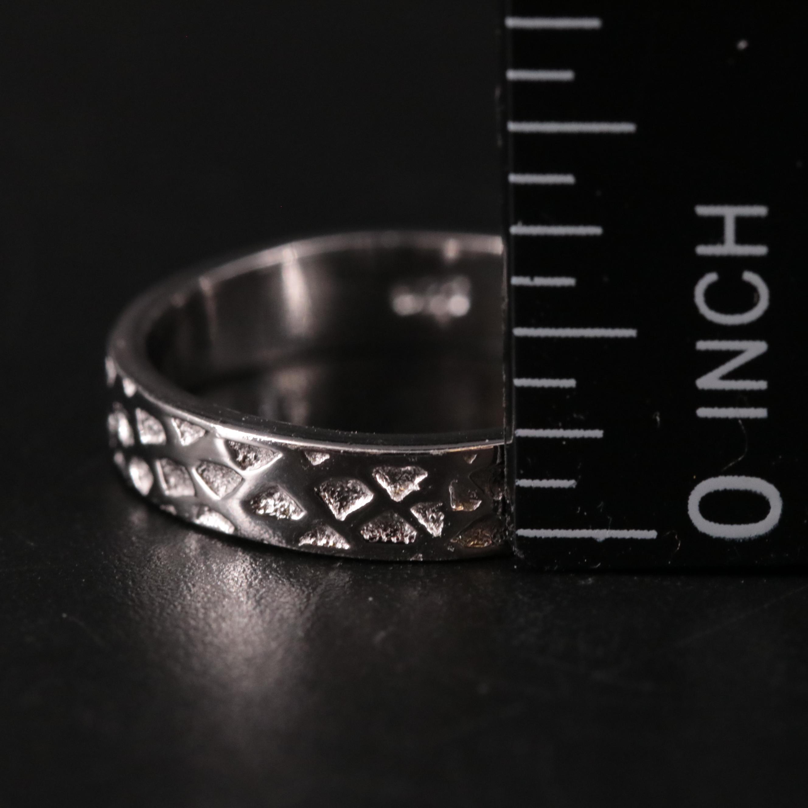 Sterling Band Ring