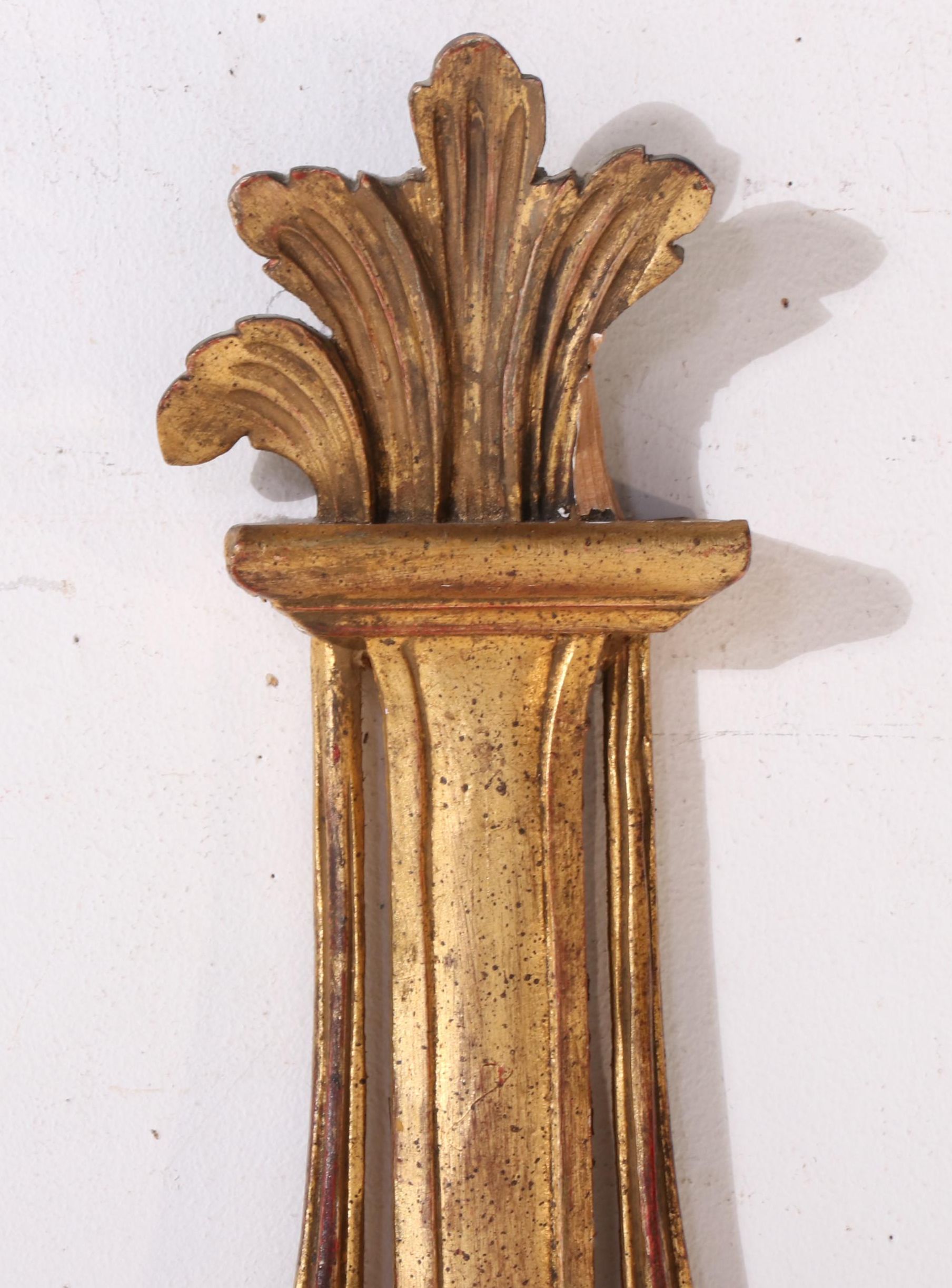 Italian Neoclassical Style Giltwood and Composition Mirror, Late 20th Century