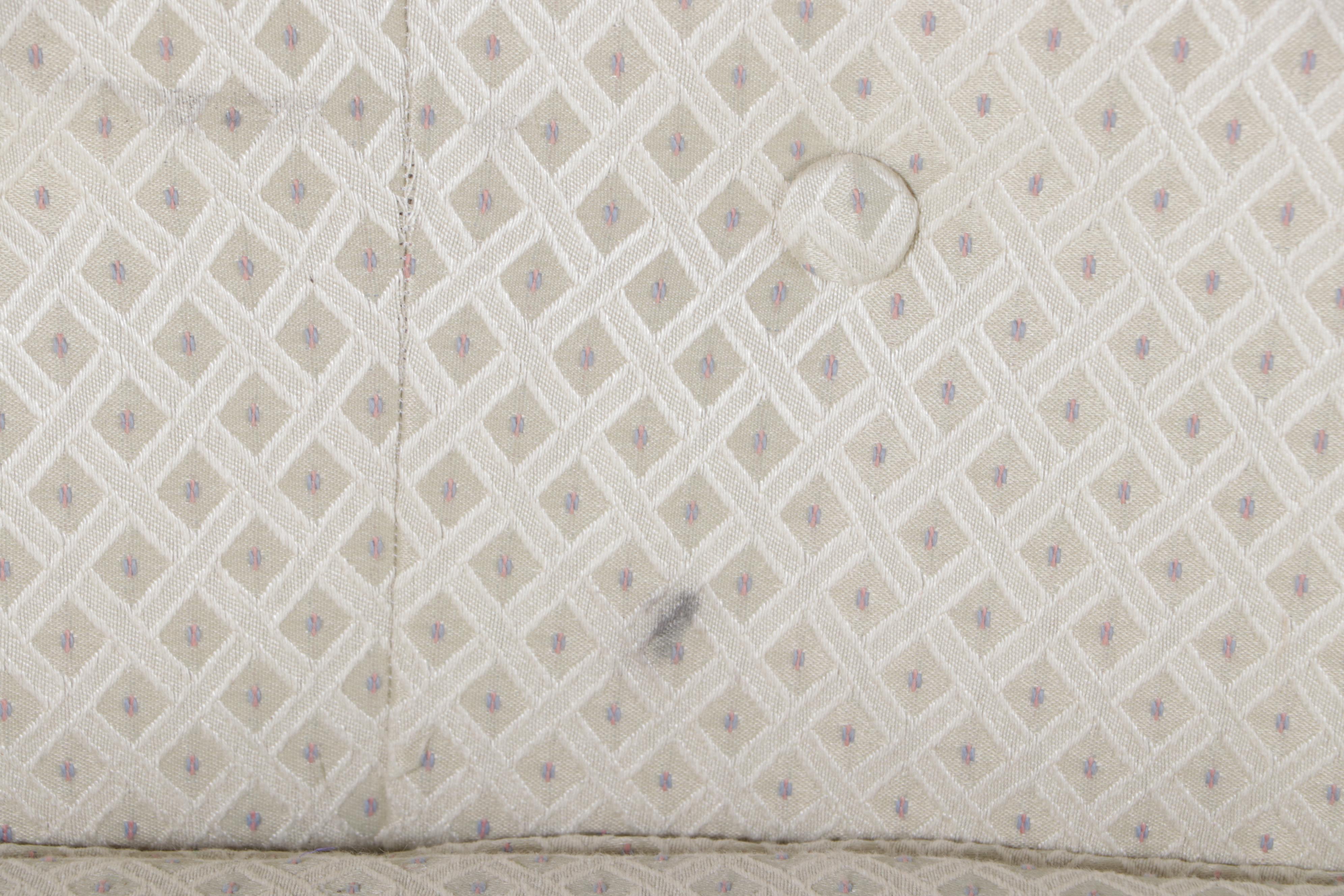 Three-Piece Flexsteel Mid Century Modern Buttoned-Down Sectional Sofa