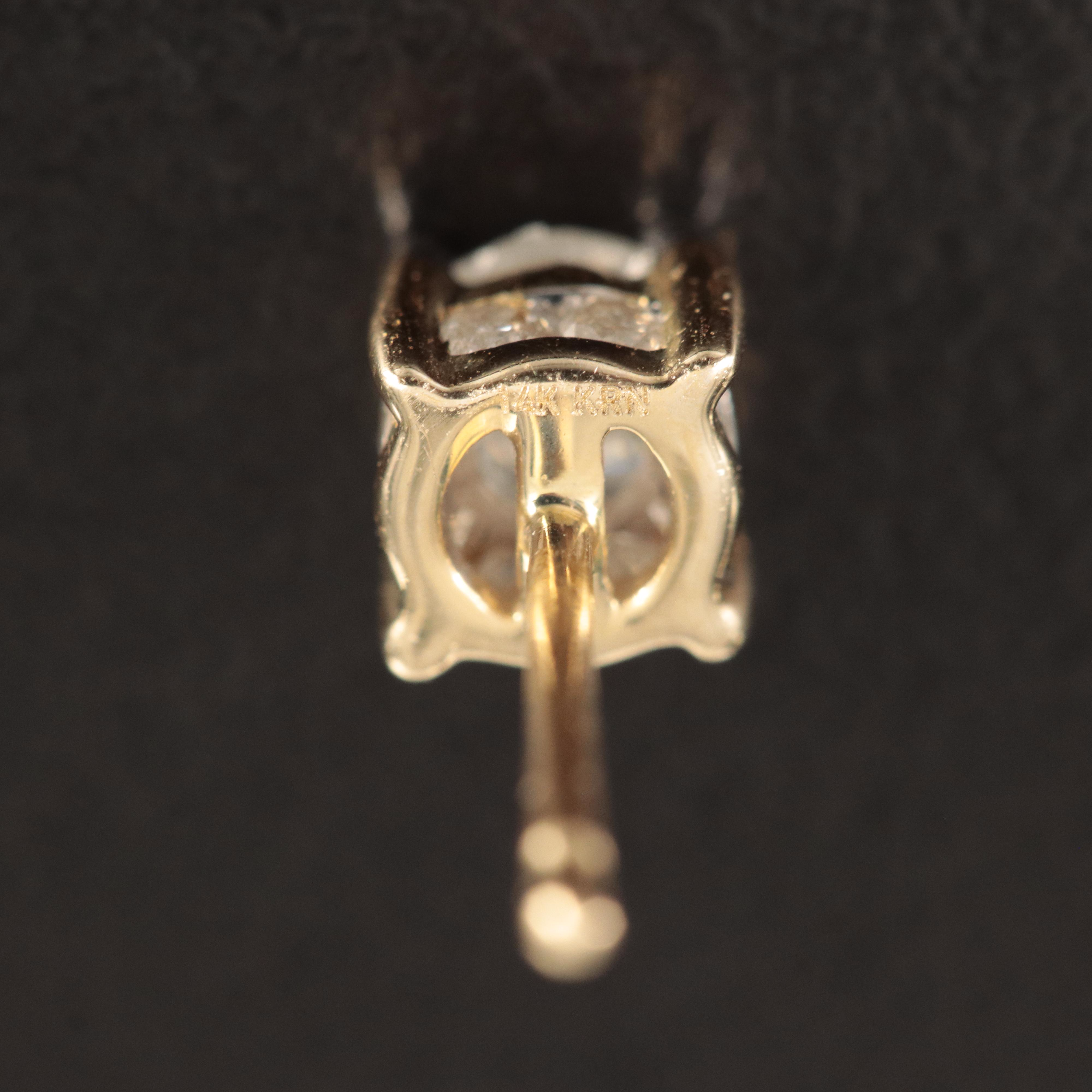 14K 0.98 CTW Diamond Stud Earrings