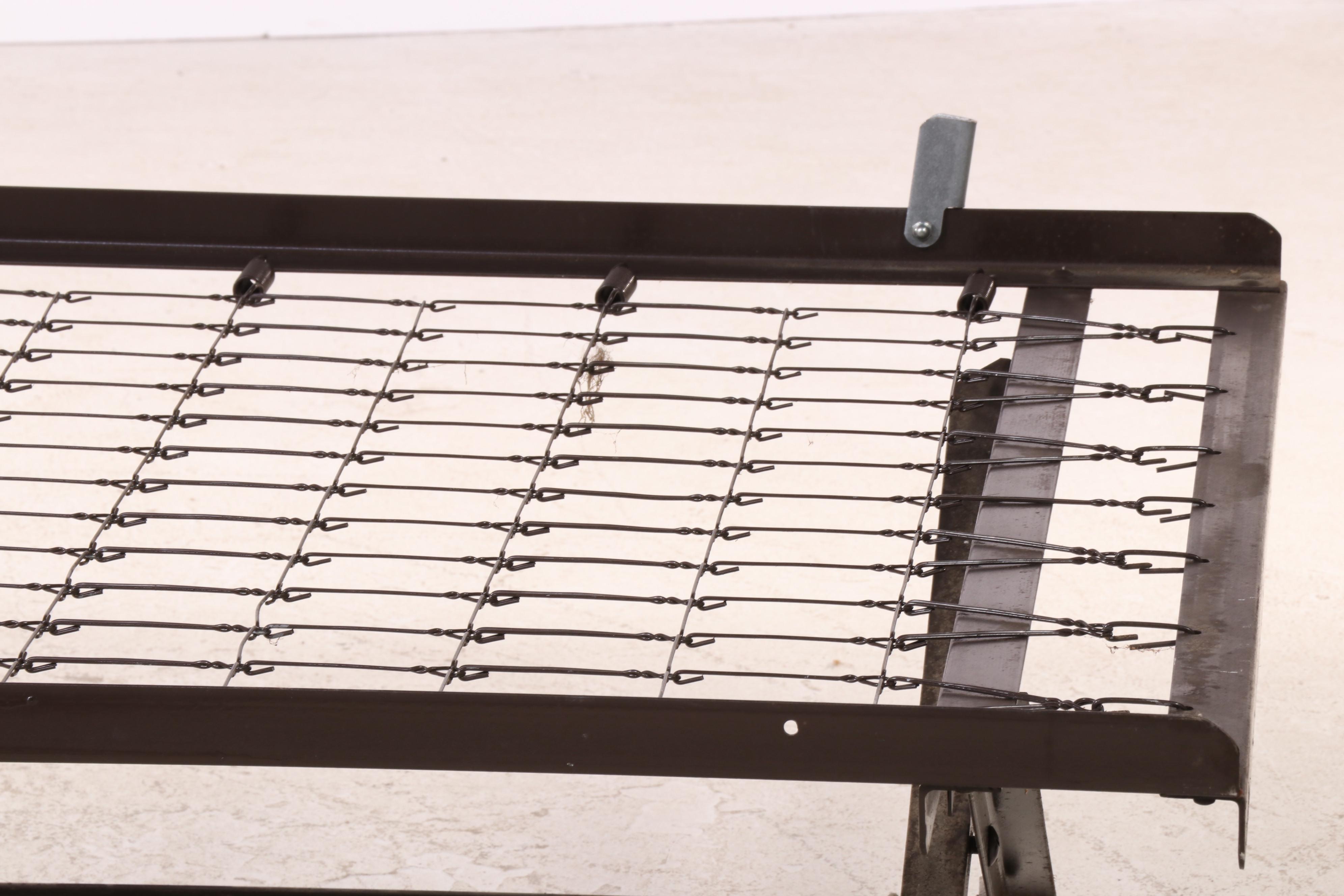 Victorian Style Painted Iron and Brass Day Bed Frame