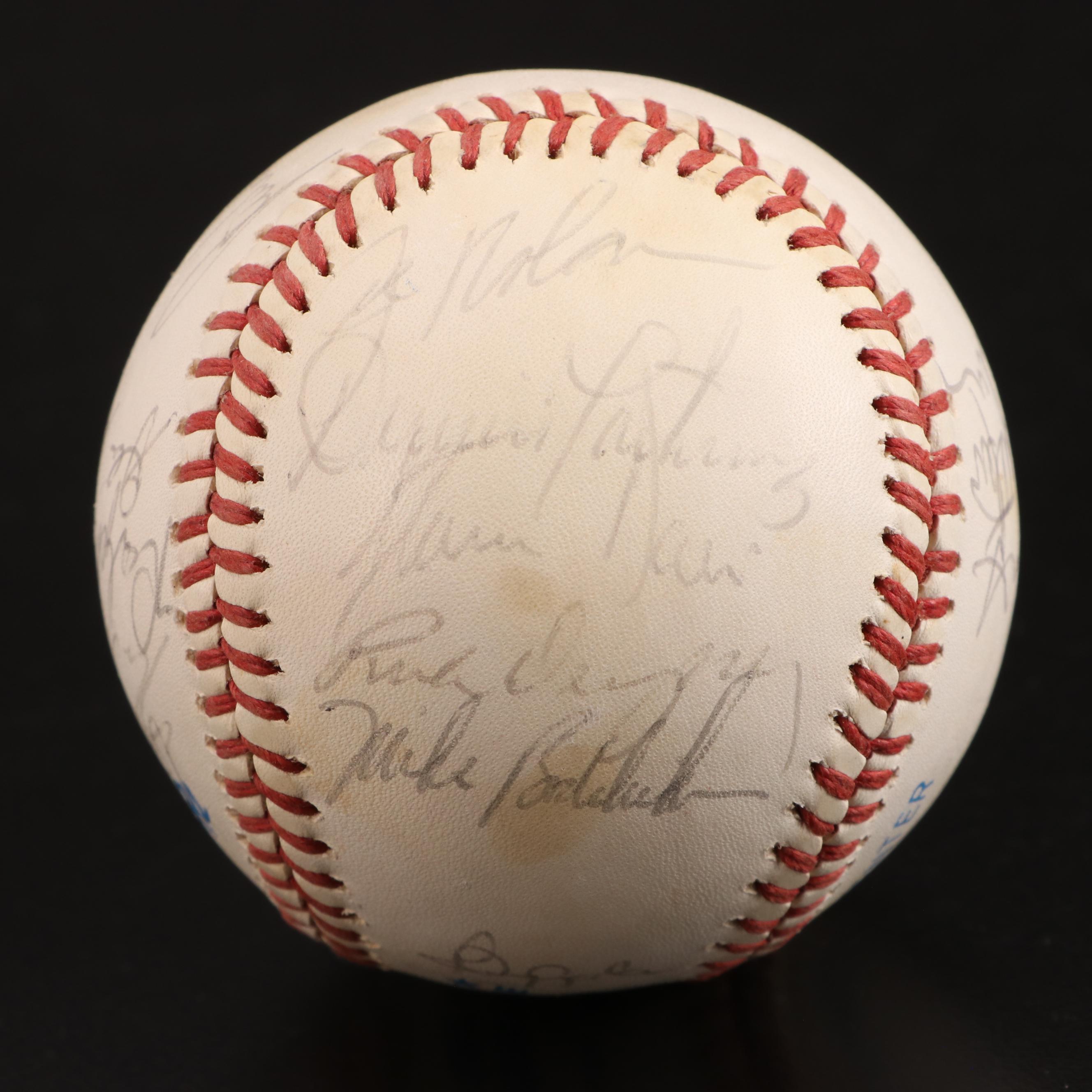 1983 MLB World Series Champs Baltimore Orioles Signed Baseball with Ripken, More