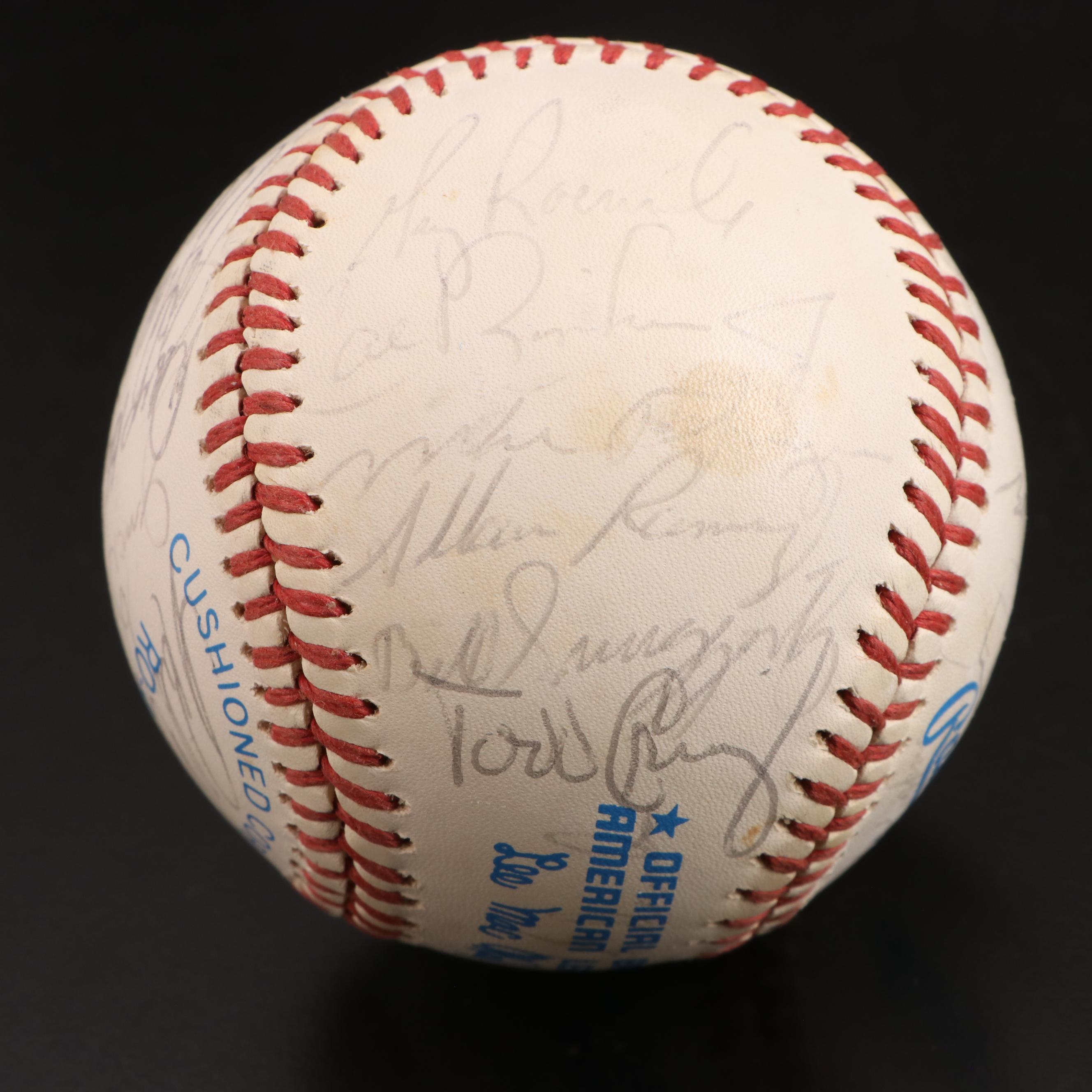 1983 MLB World Series Champs Baltimore Orioles Signed Baseball with Ripken, More