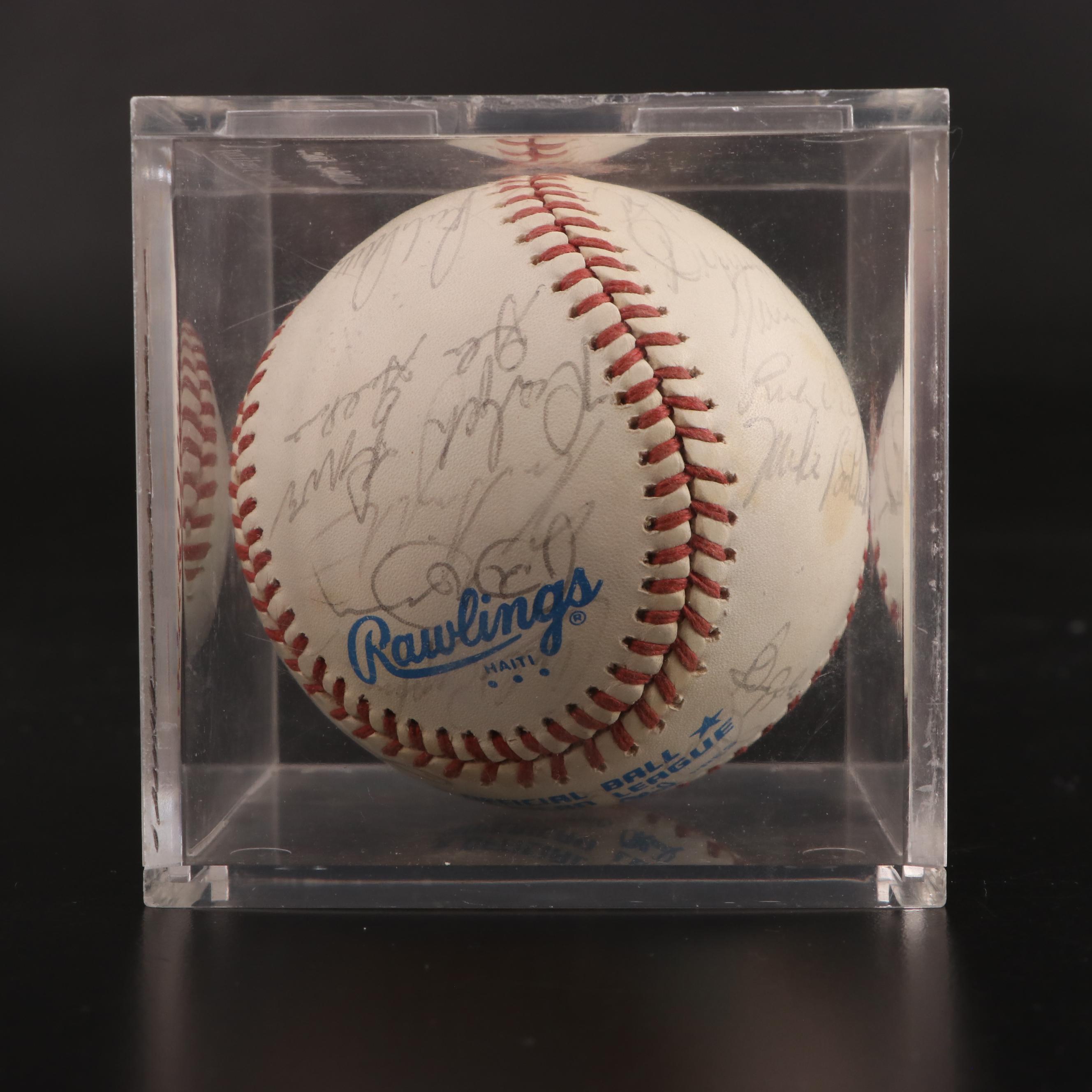 1983 MLB World Series Champs Baltimore Orioles Signed Baseball with Ripken, More