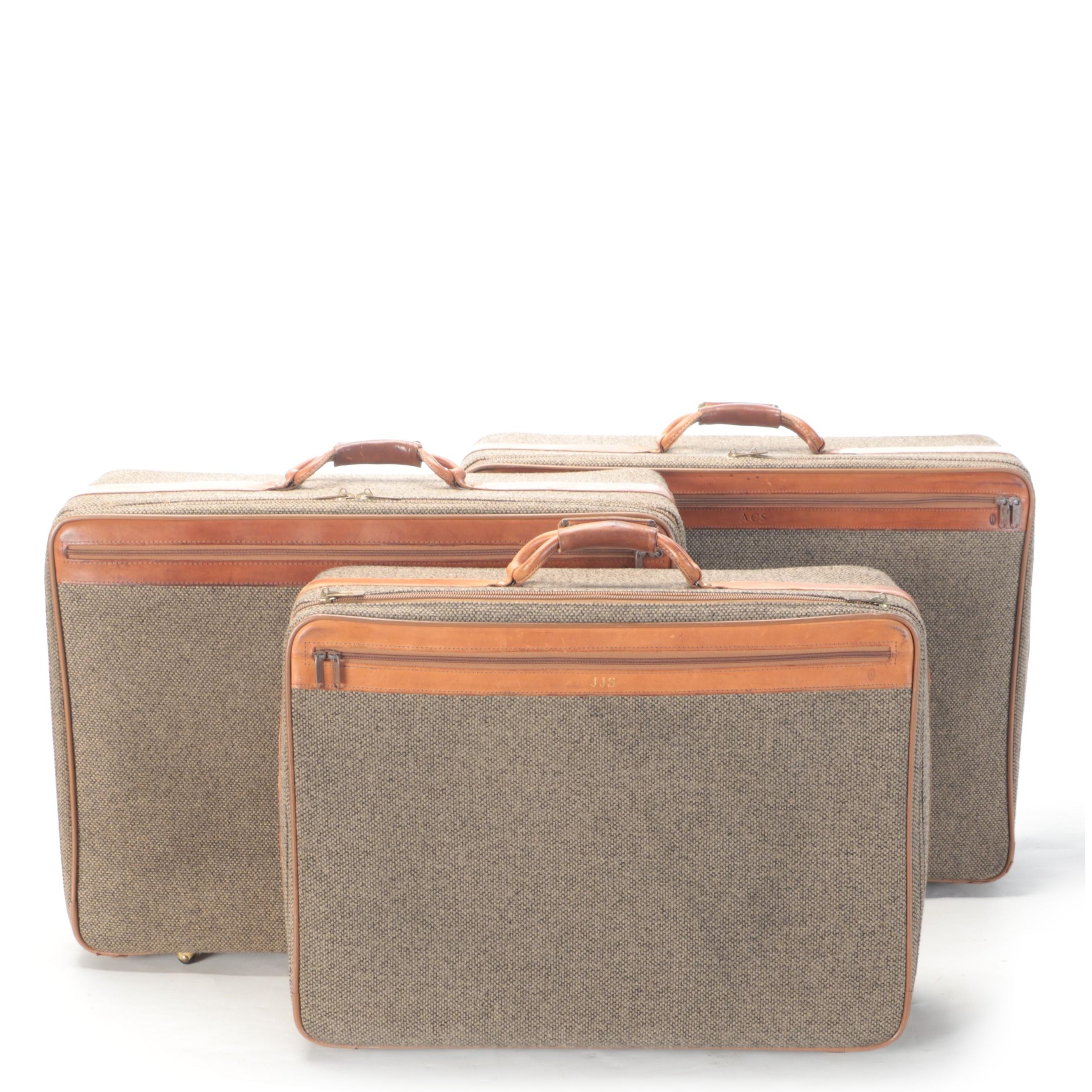 Hartmann Luggage in Tweed and Leather