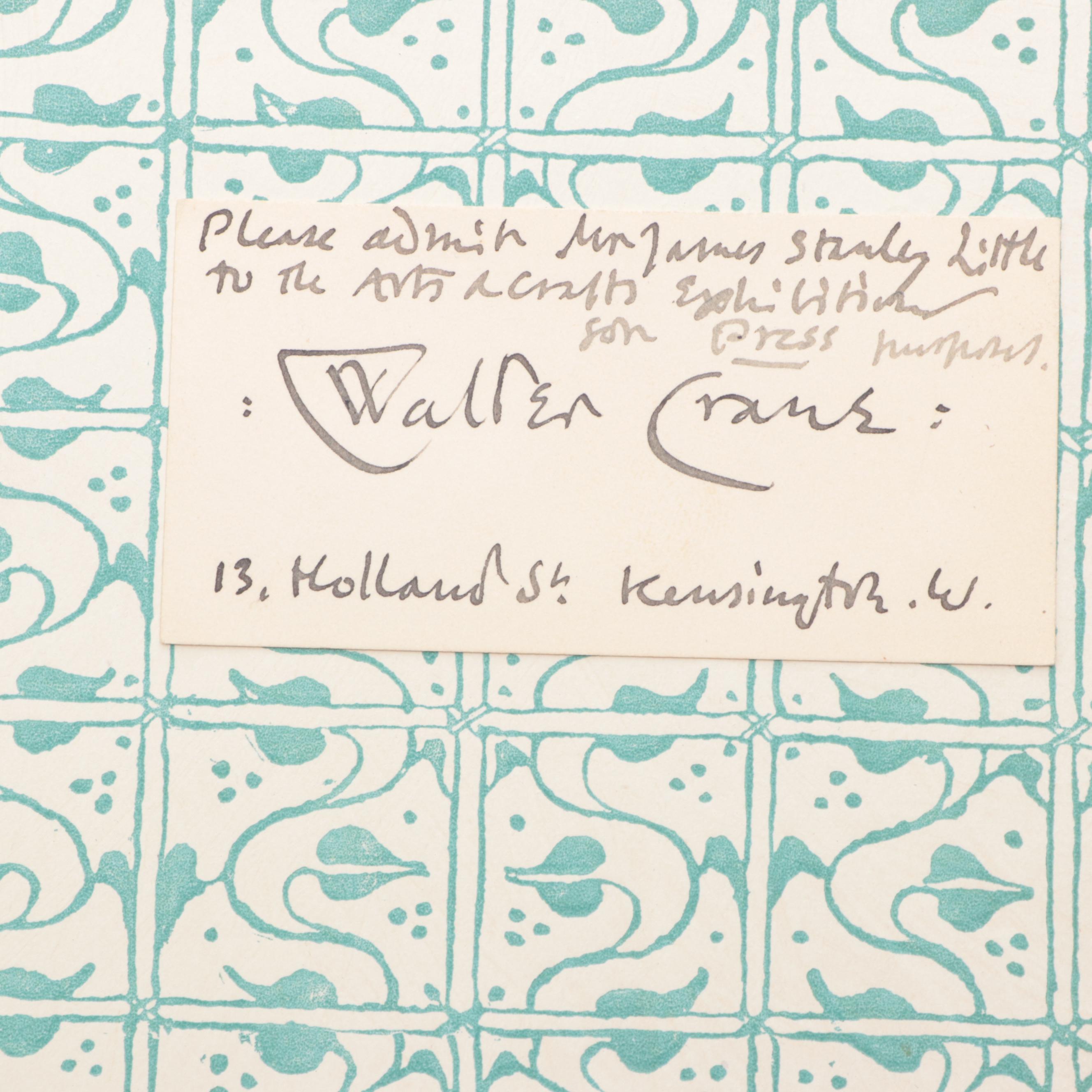 Signed and Illustrated "The Baby's Own Æsop" by Walter Crane, Late 19th Century