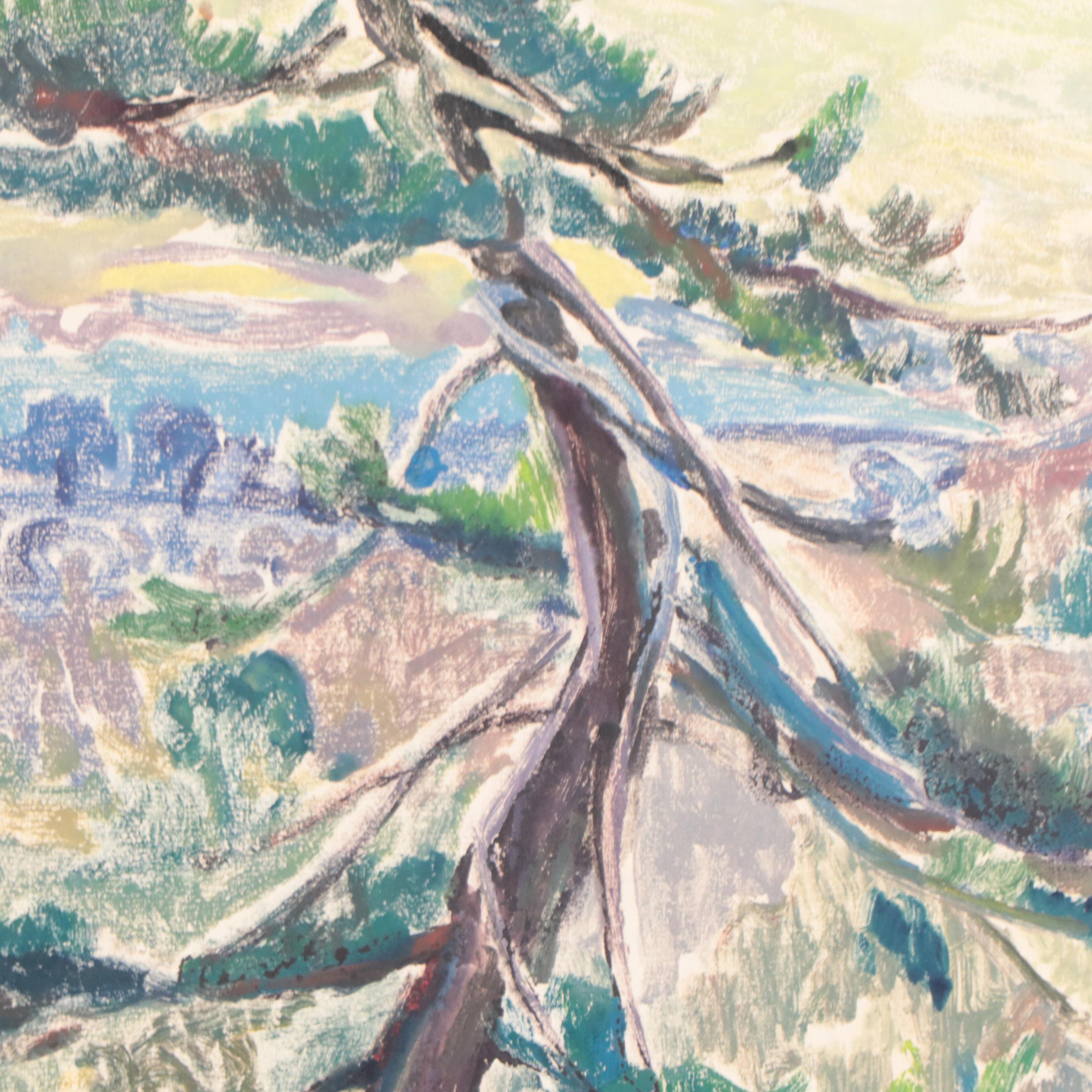 Watercolor Painting of Tree