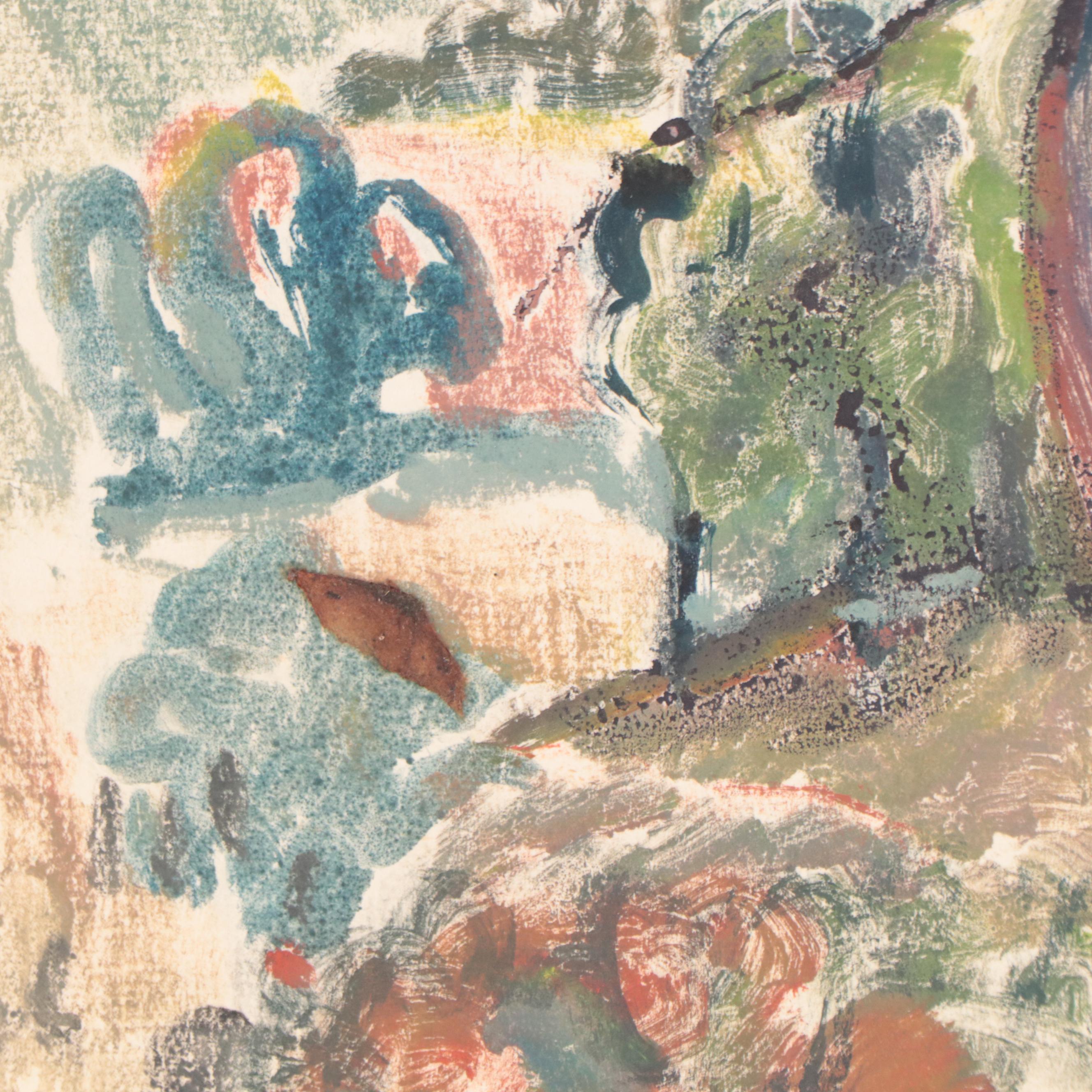 Watercolor Painting of Tree