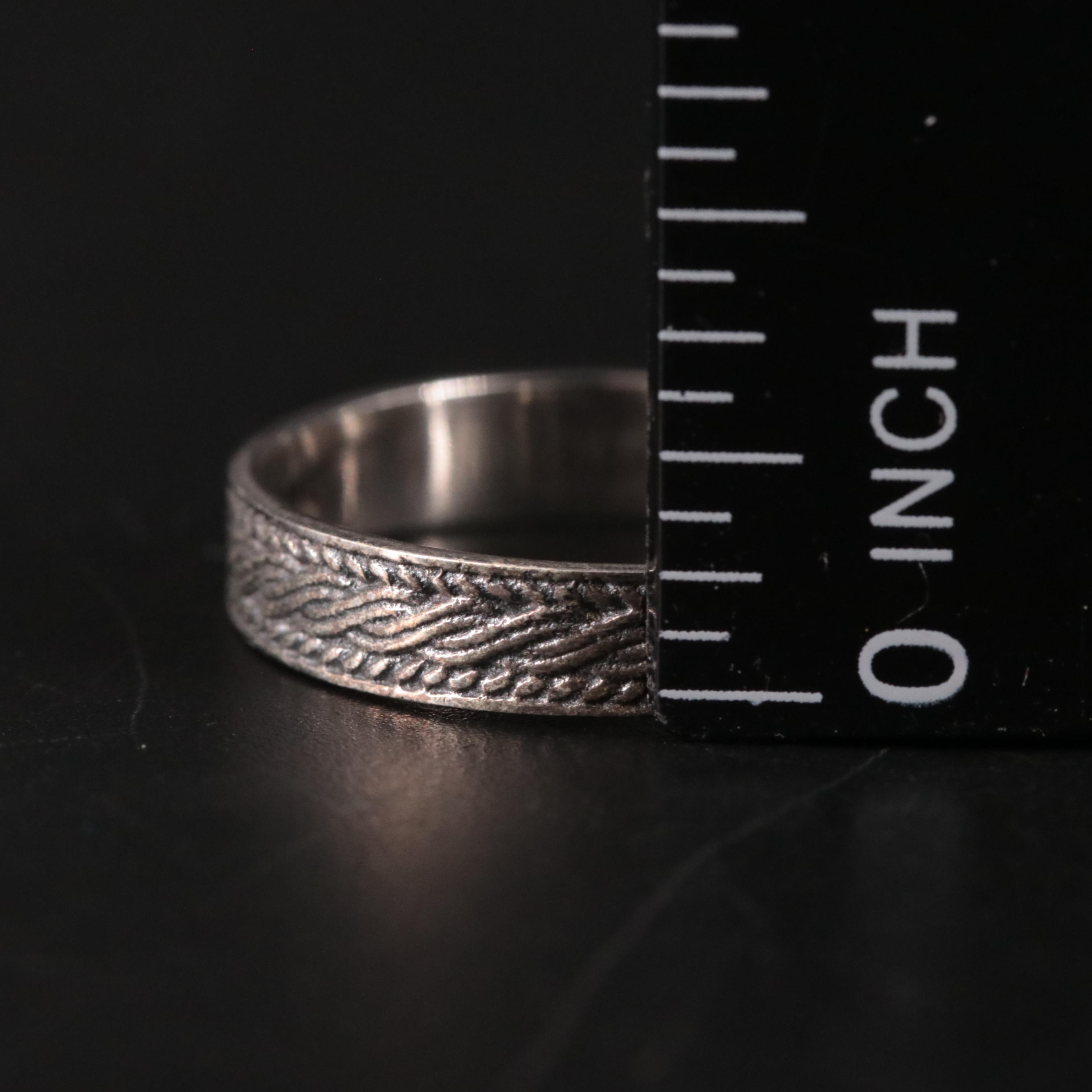 Sterling Band Ring