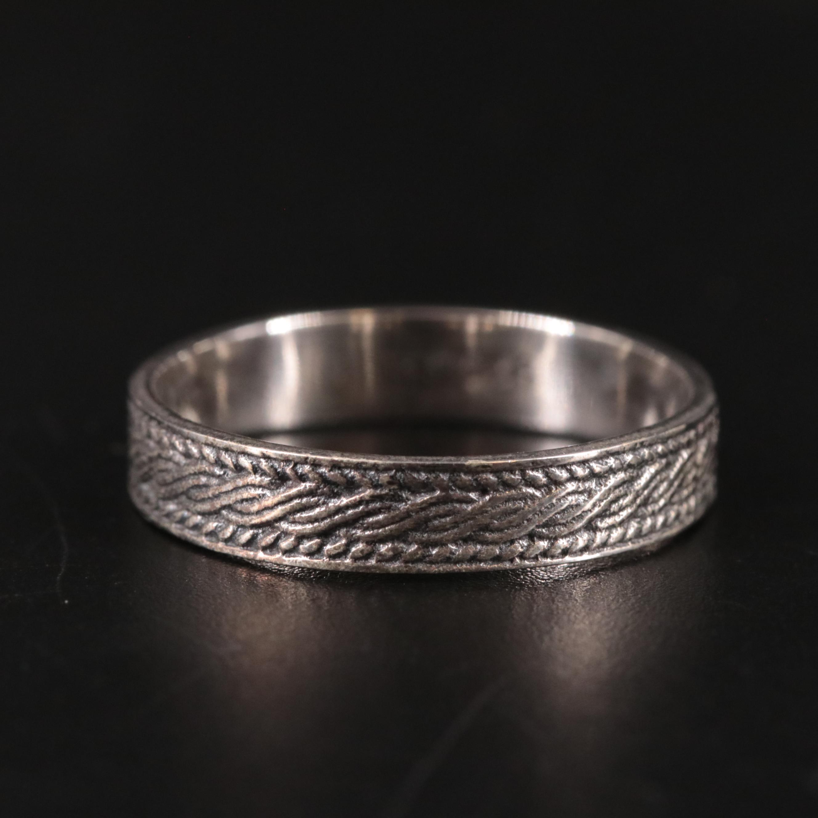 Sterling Band Ring
