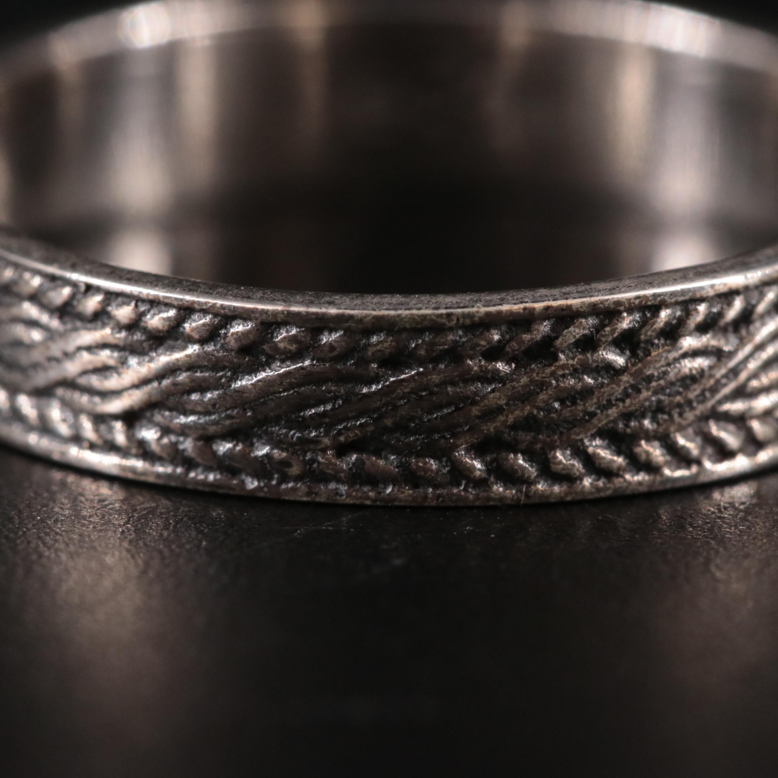 Sterling Band Ring