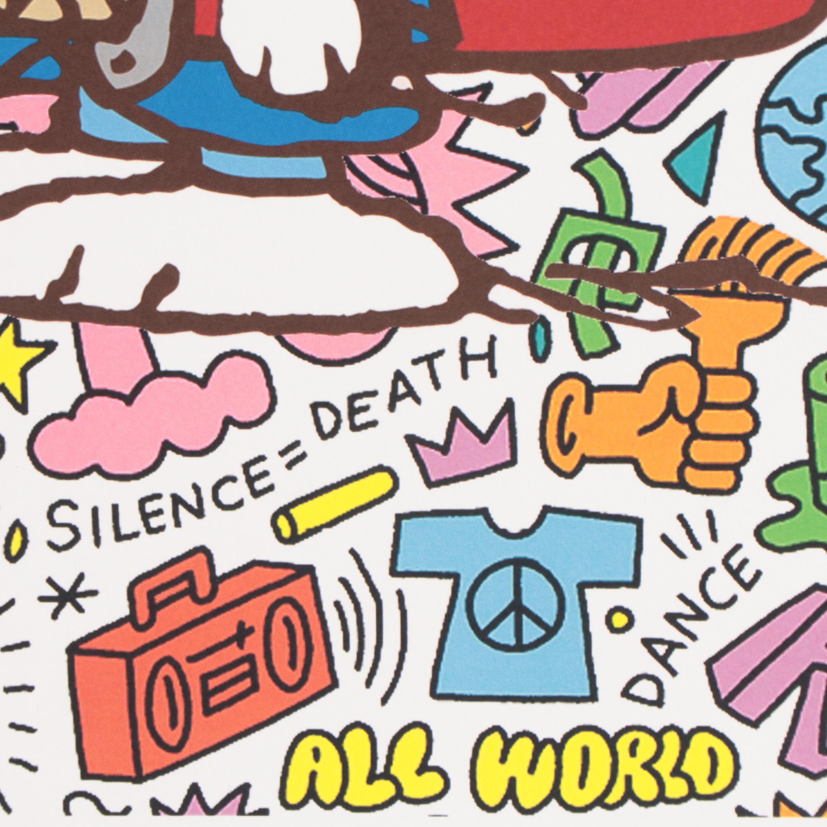 Death NYC Pop Art Graphic Print of Snoopy, 2022