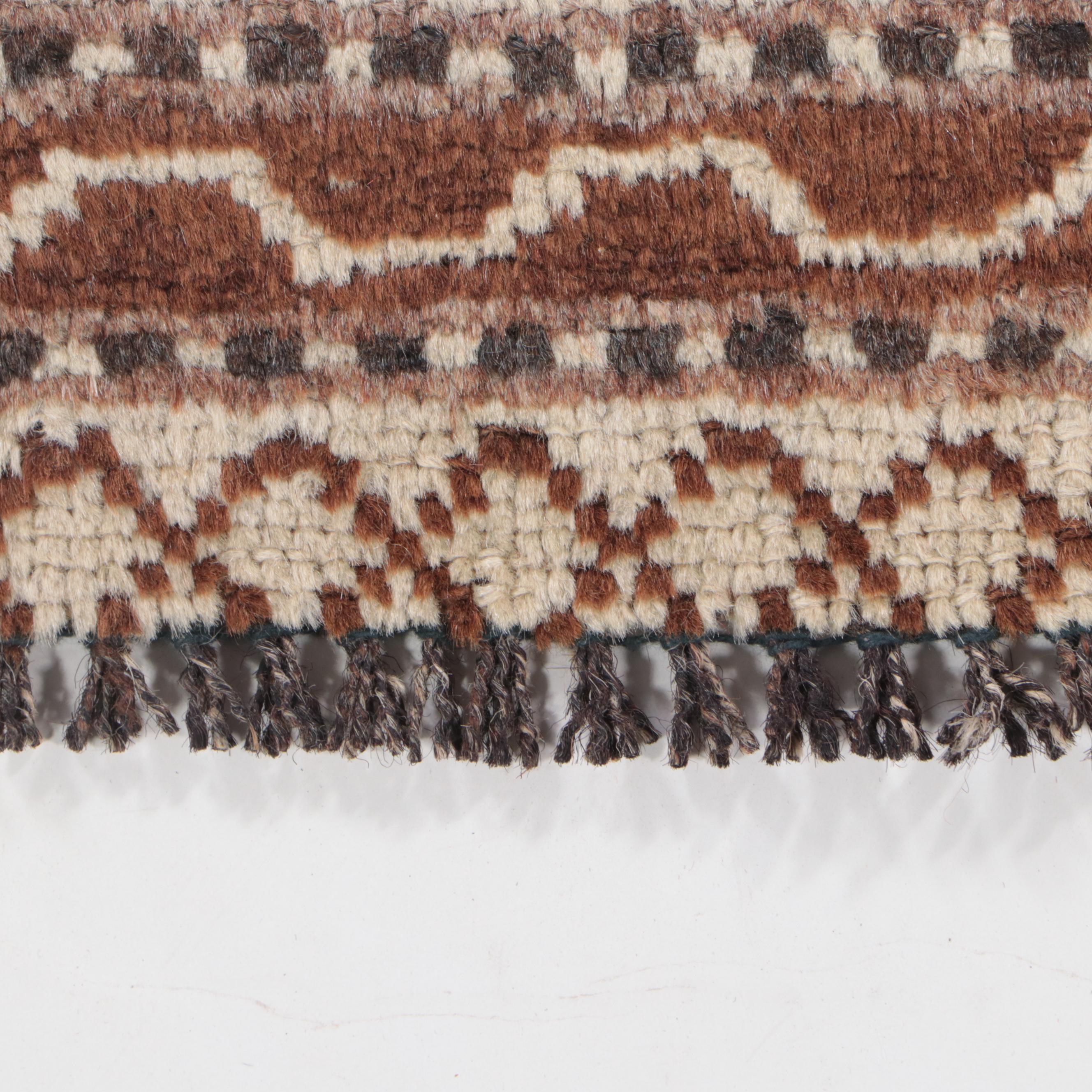 3'6 x 6'11 Hand-Knotted Afghan Tribal Area Rug