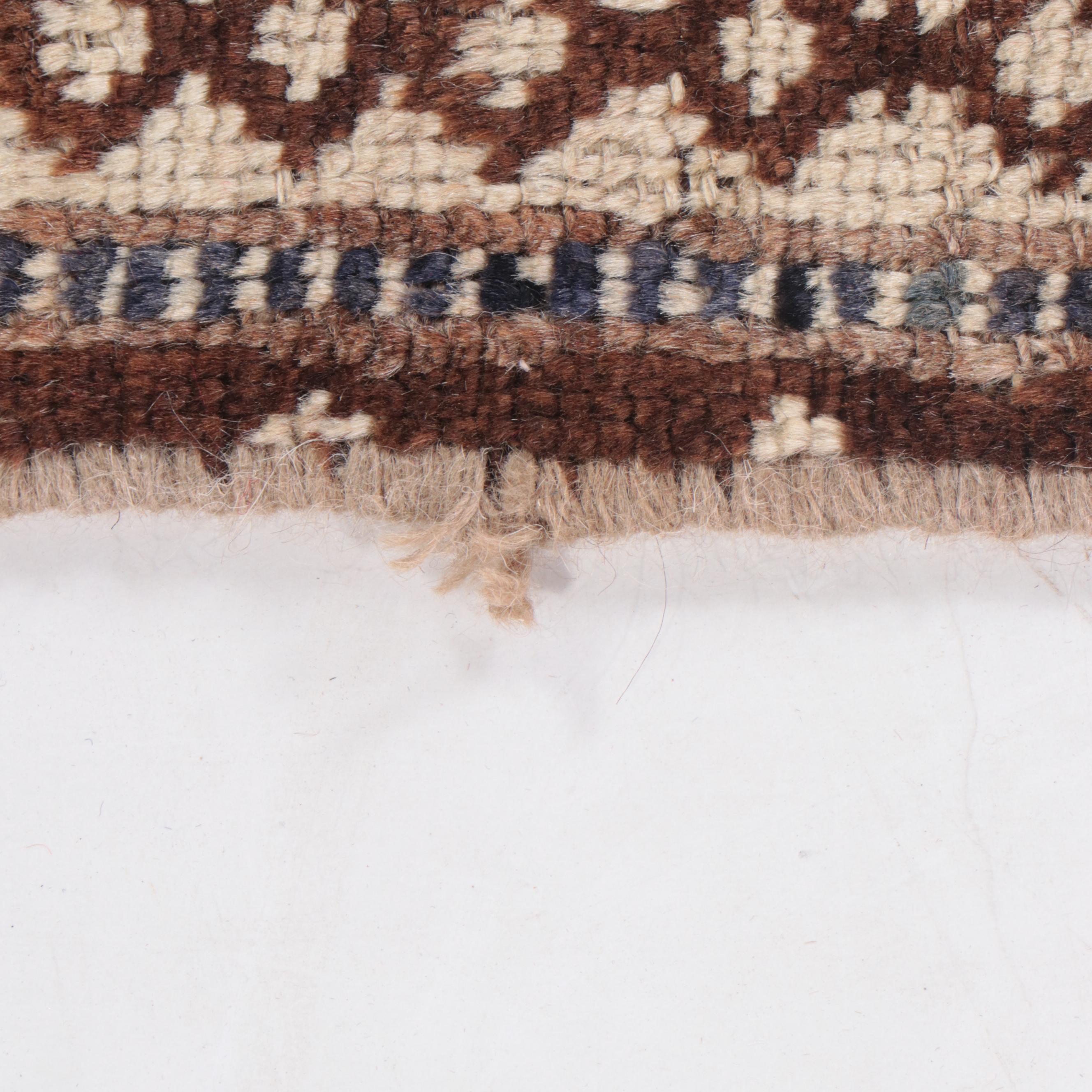 3'6 x 6'11 Hand-Knotted Afghan Tribal Area Rug