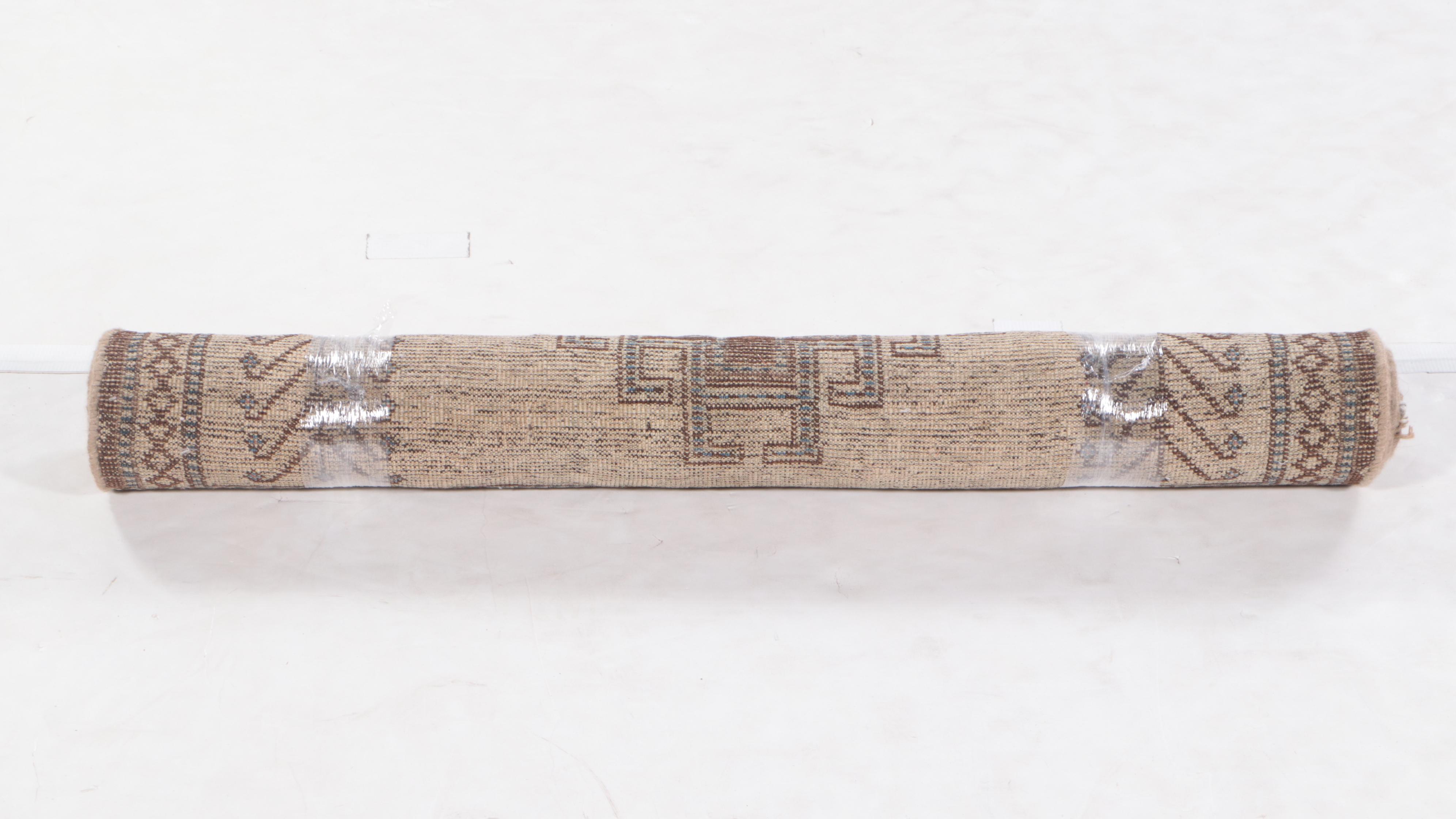 3'6 x 6'11 Hand-Knotted Afghan Tribal Area Rug