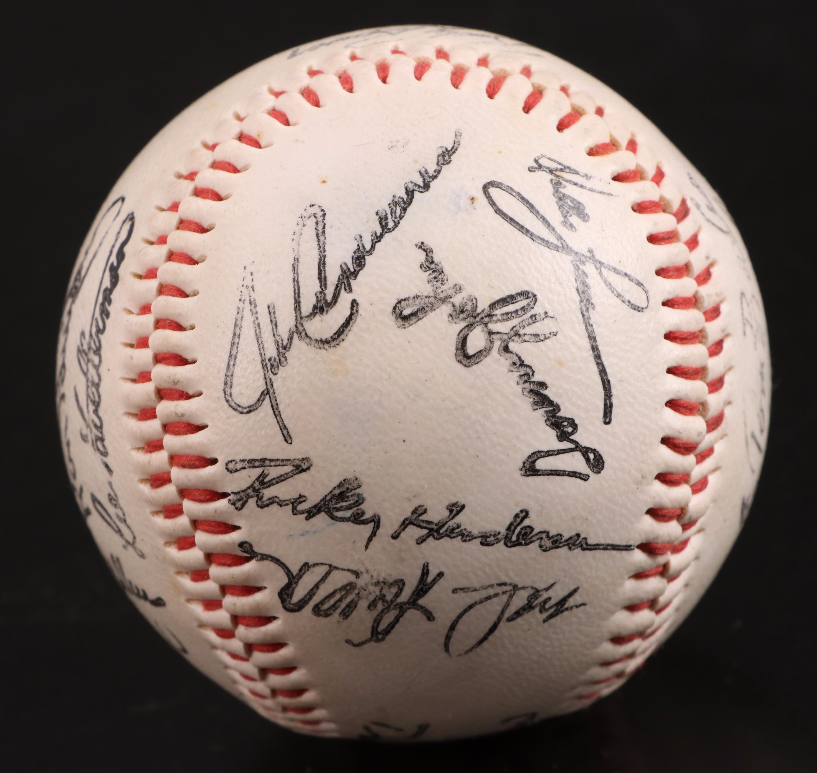Dave Phillips 1987 WS Umpire Signed Baseball with More Commemorative Baseballs