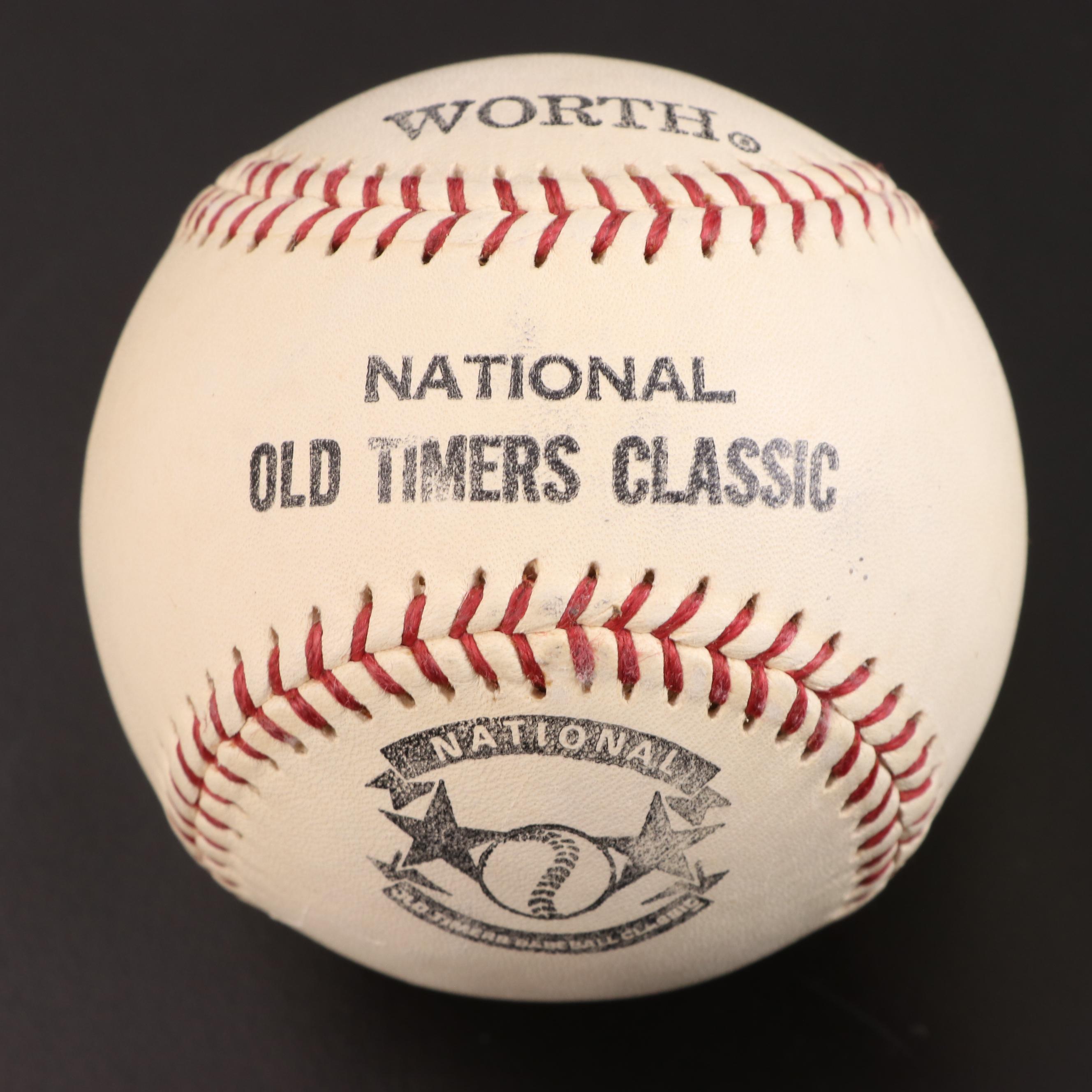 Dave Phillips 1987 WS Umpire Signed Baseball with More Commemorative Baseballs