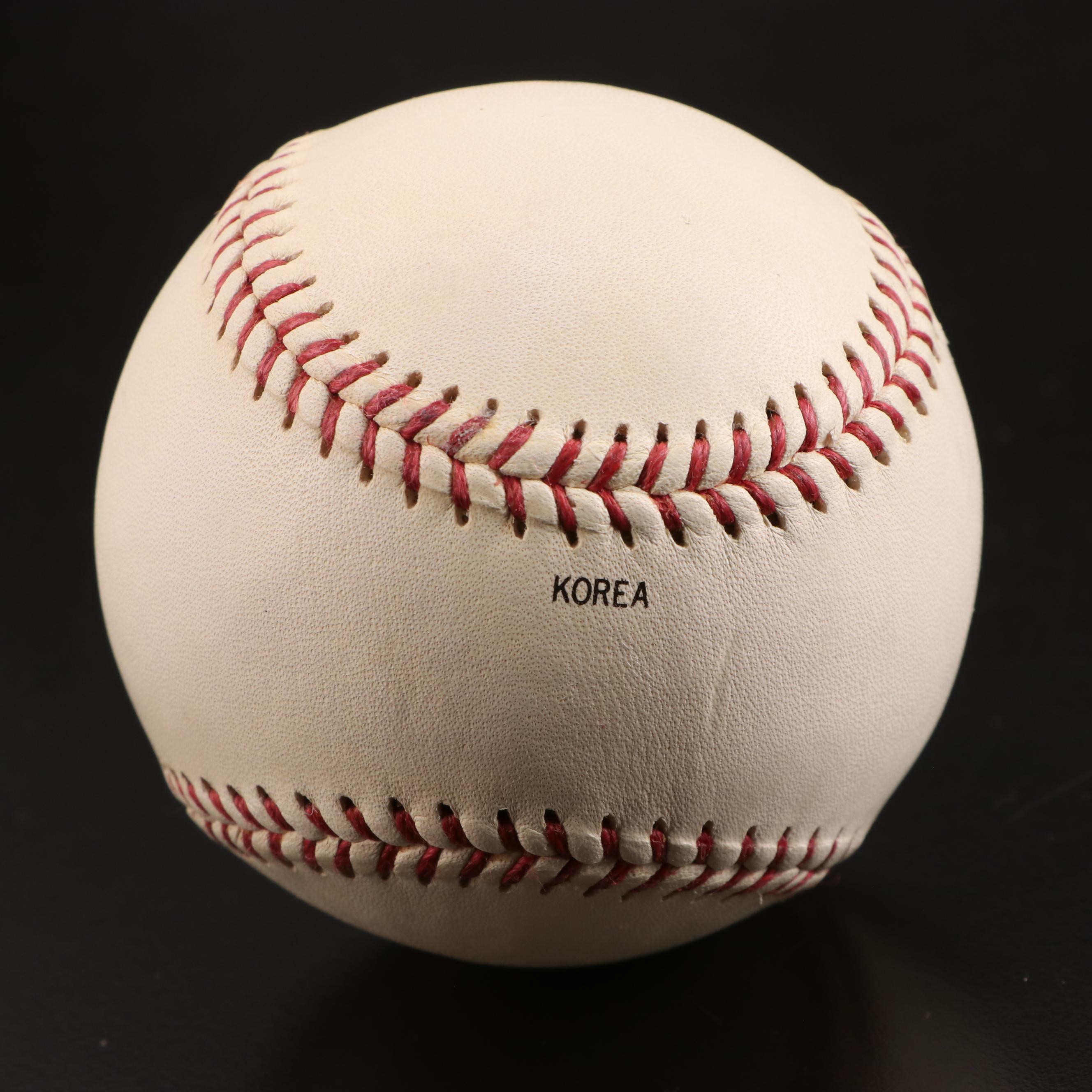 Dave Phillips 1987 WS Umpire Signed Baseball with More Commemorative Baseballs