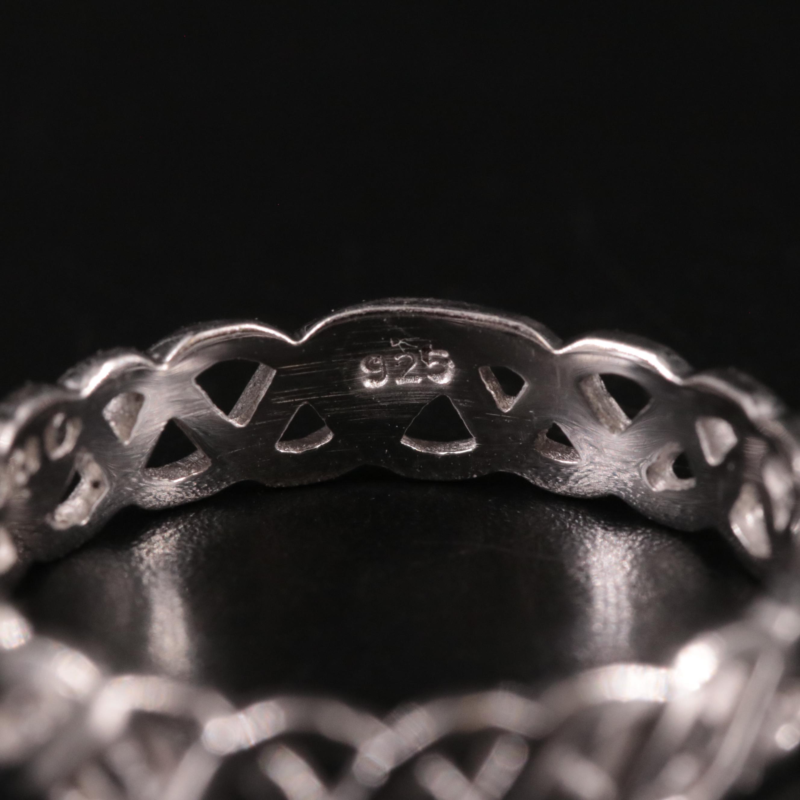 Sterling Lattice Band