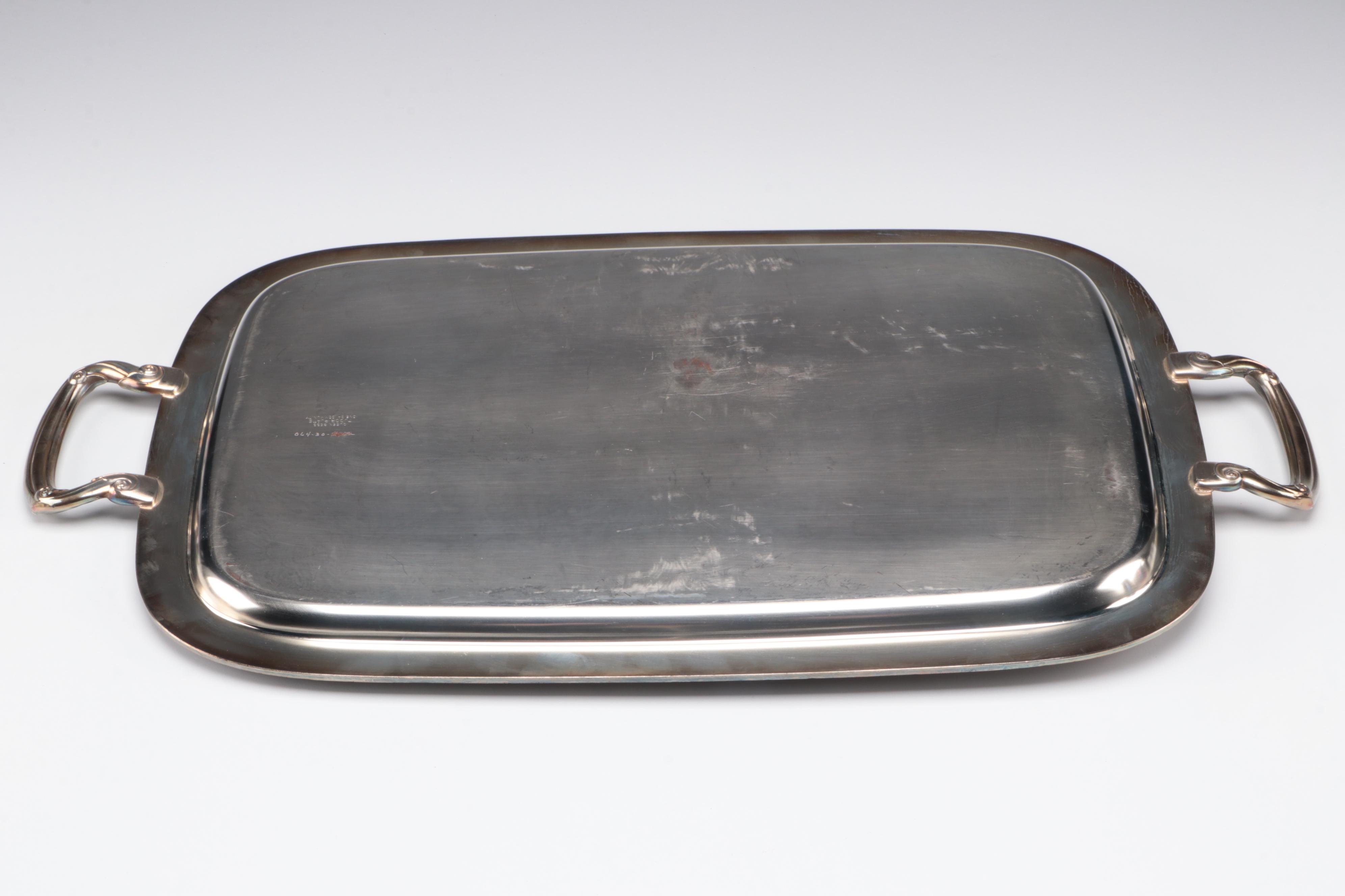 Oneida Community "Queen Bess" Tudor Plate Tea Service with Tray