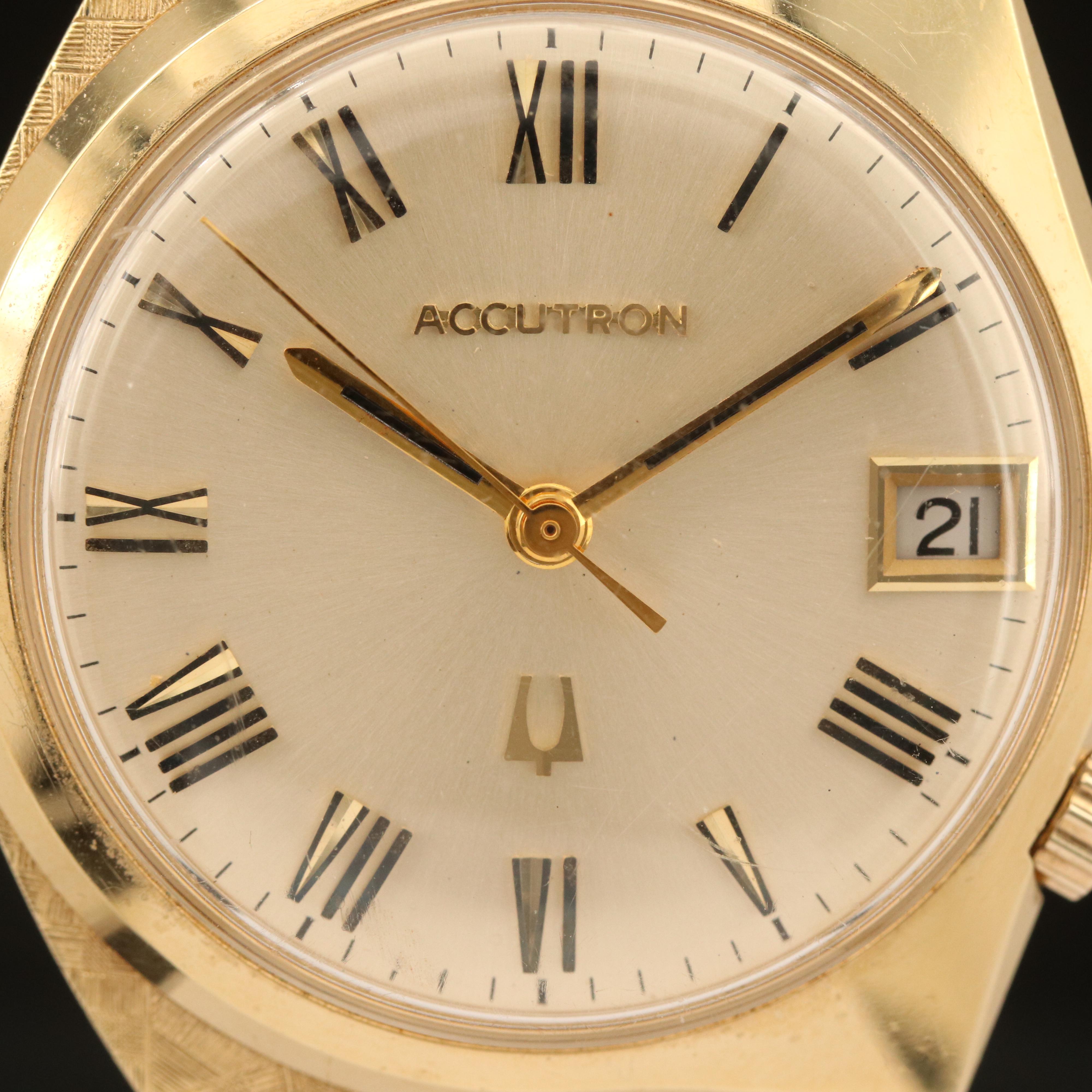 1967 14K Bulova Accutron Tuning Fork Watch