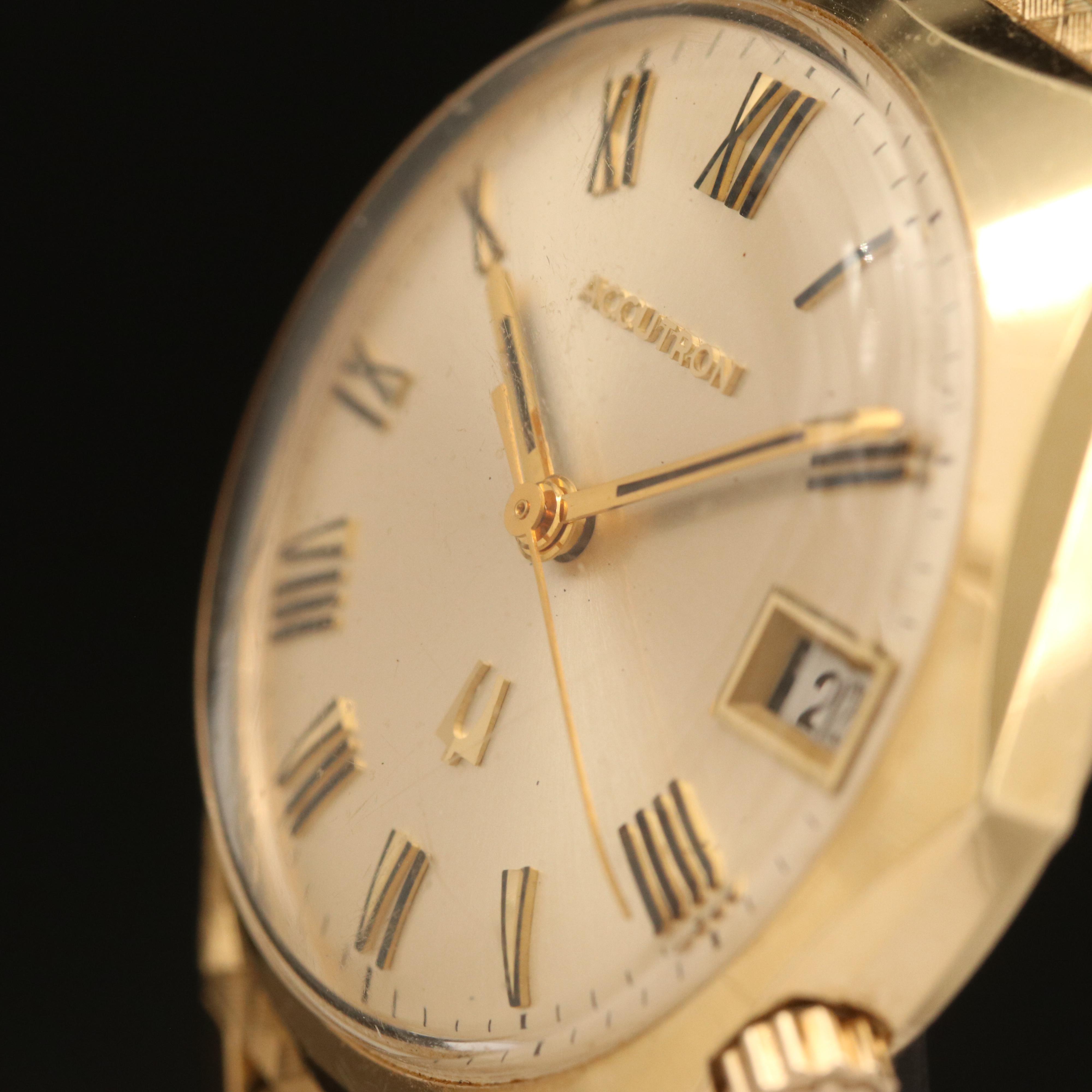 1967 14K Bulova Accutron Tuning Fork Watch