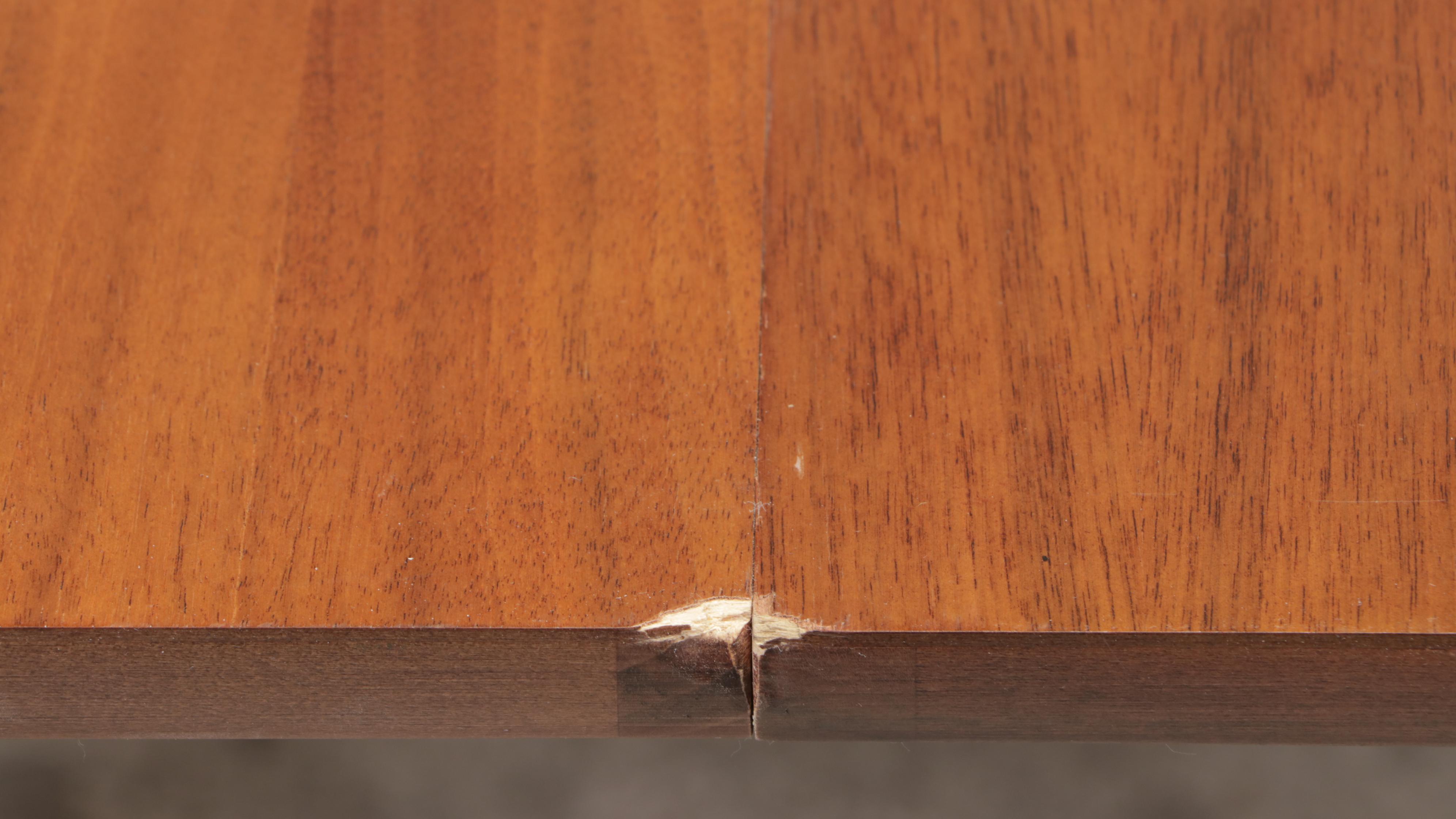 Six-Piece Blowing Rock Furniture Mid Century Modern Walnut Dining Set