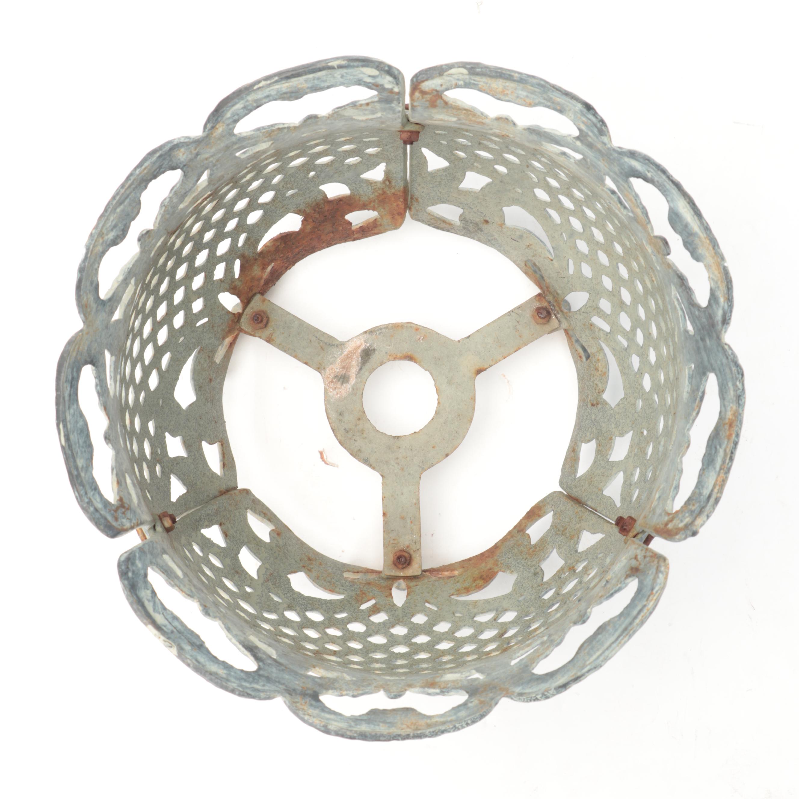 Neoclassical Style Urn Shaped and Other Cast Metal Planter