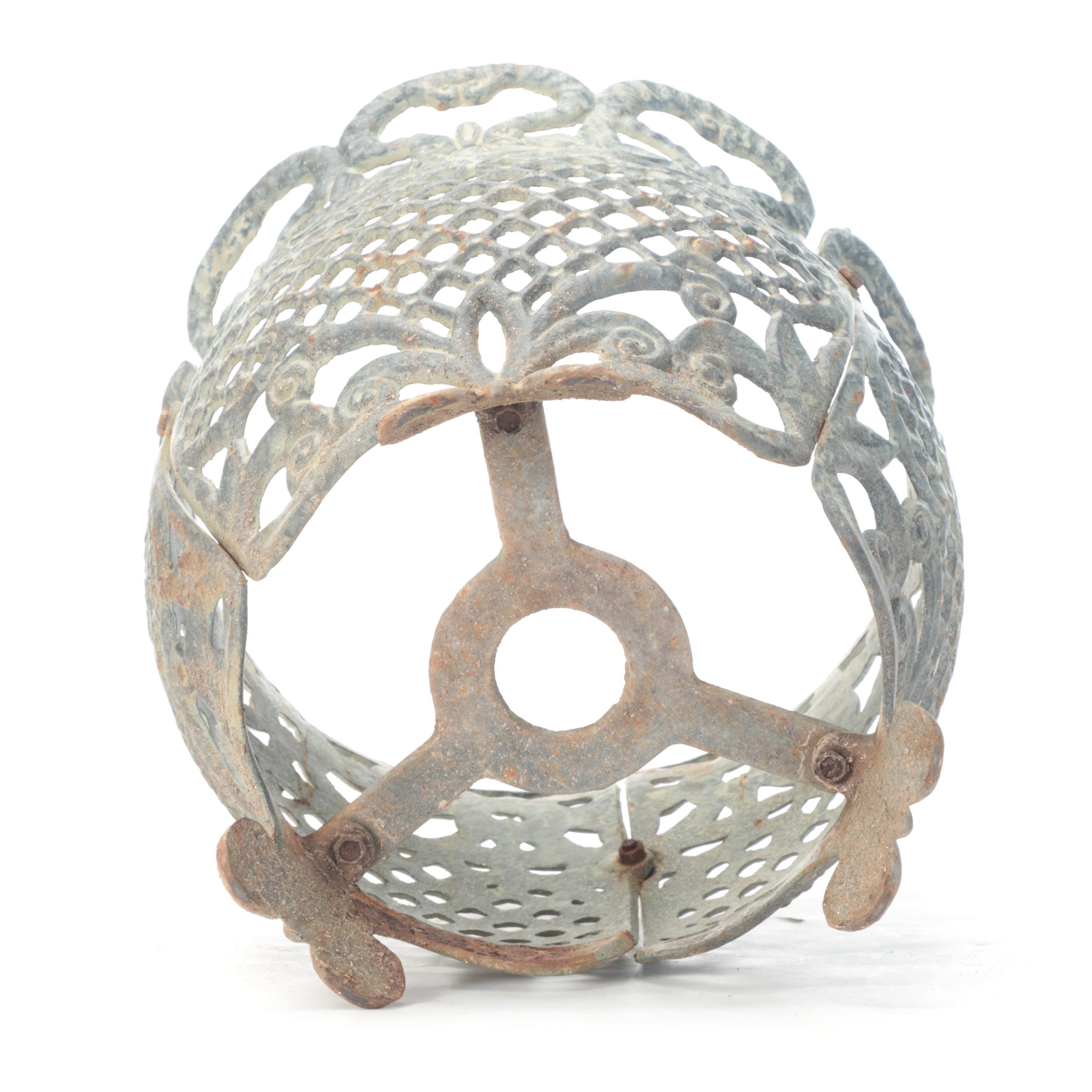 Neoclassical Style Urn Shaped and Other Cast Metal Planter