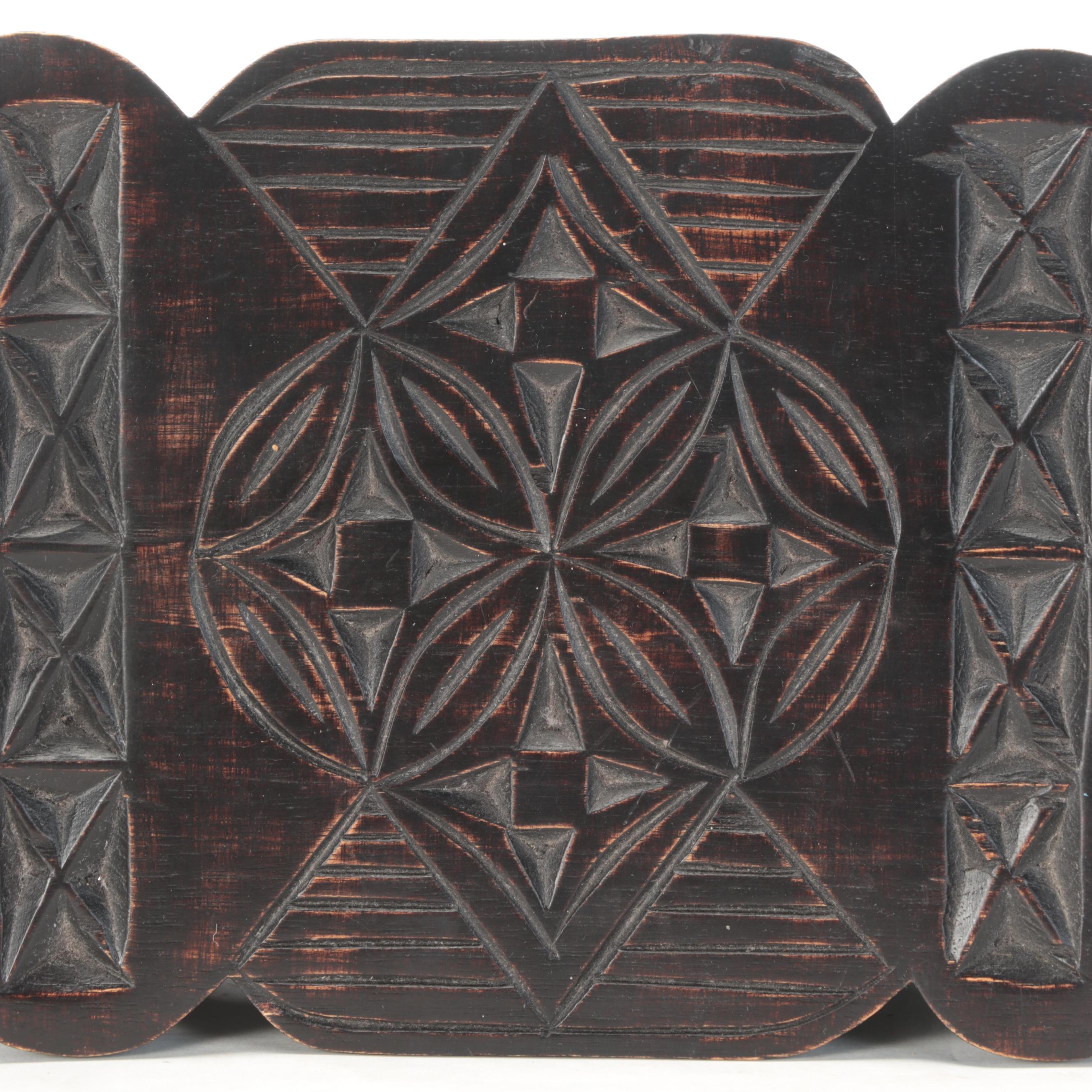 Asante (Ghana) Carved Wooden Stool