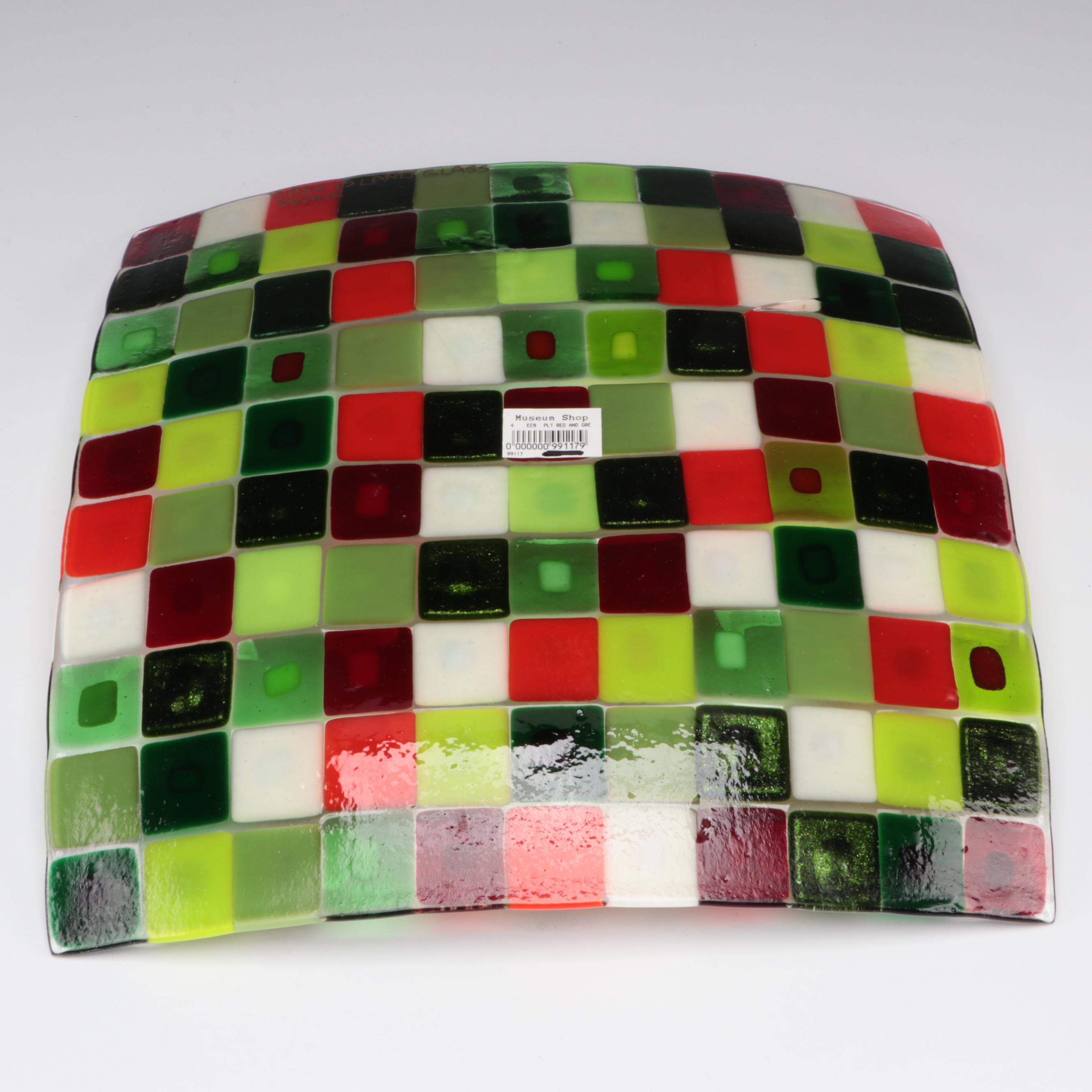 Case Island Fused Glass Tray