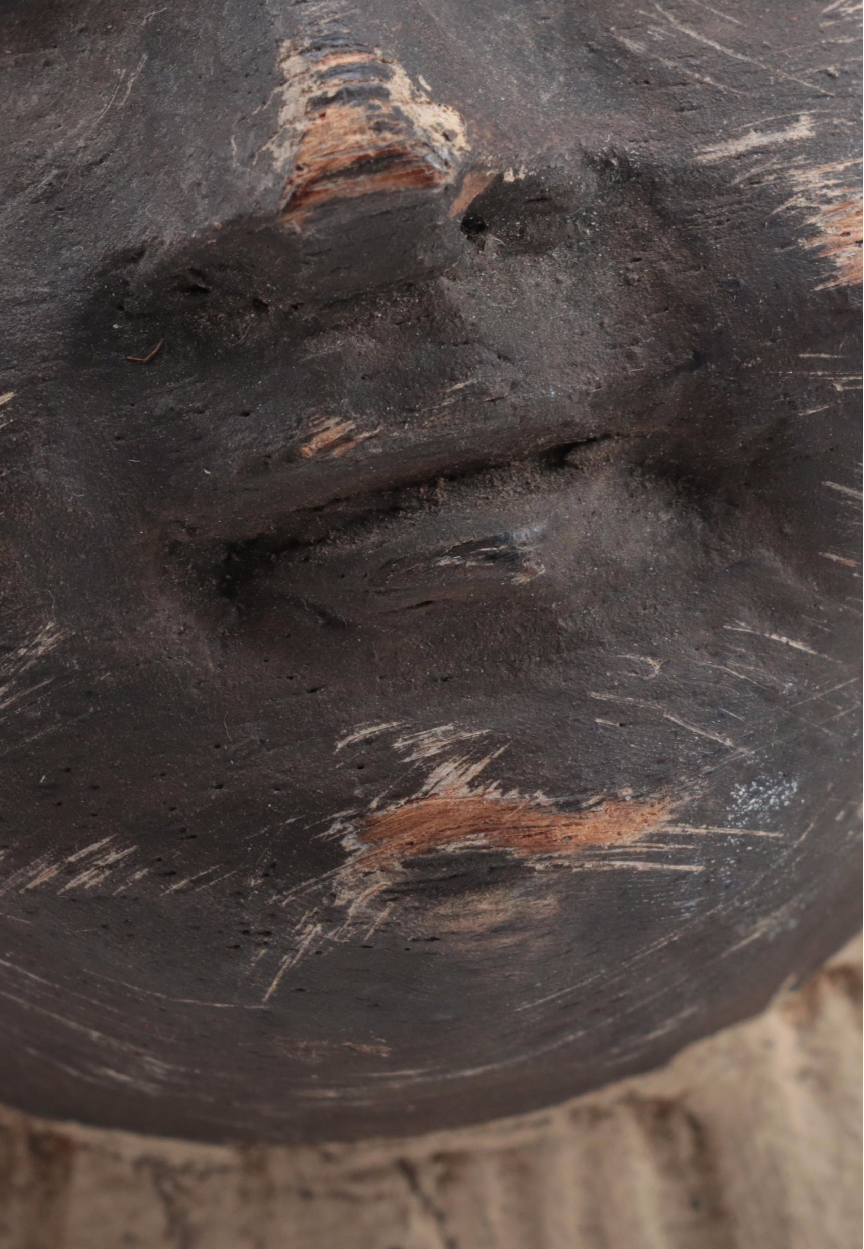 Wood Cherub and Ceracast Clay Bust Wall Hangings